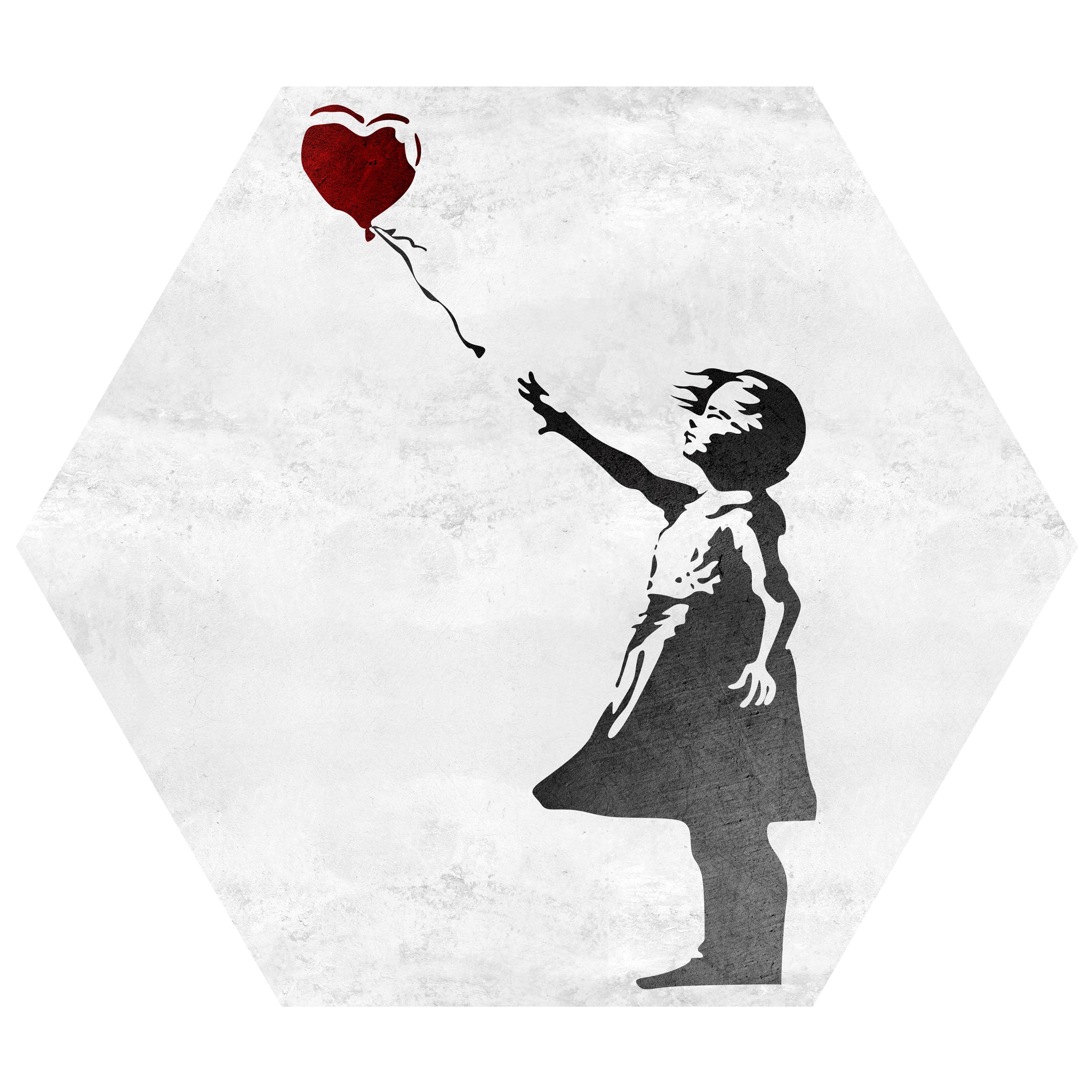 Hexagon-Fototapete Banksy Street Art M0065 - Bild 11