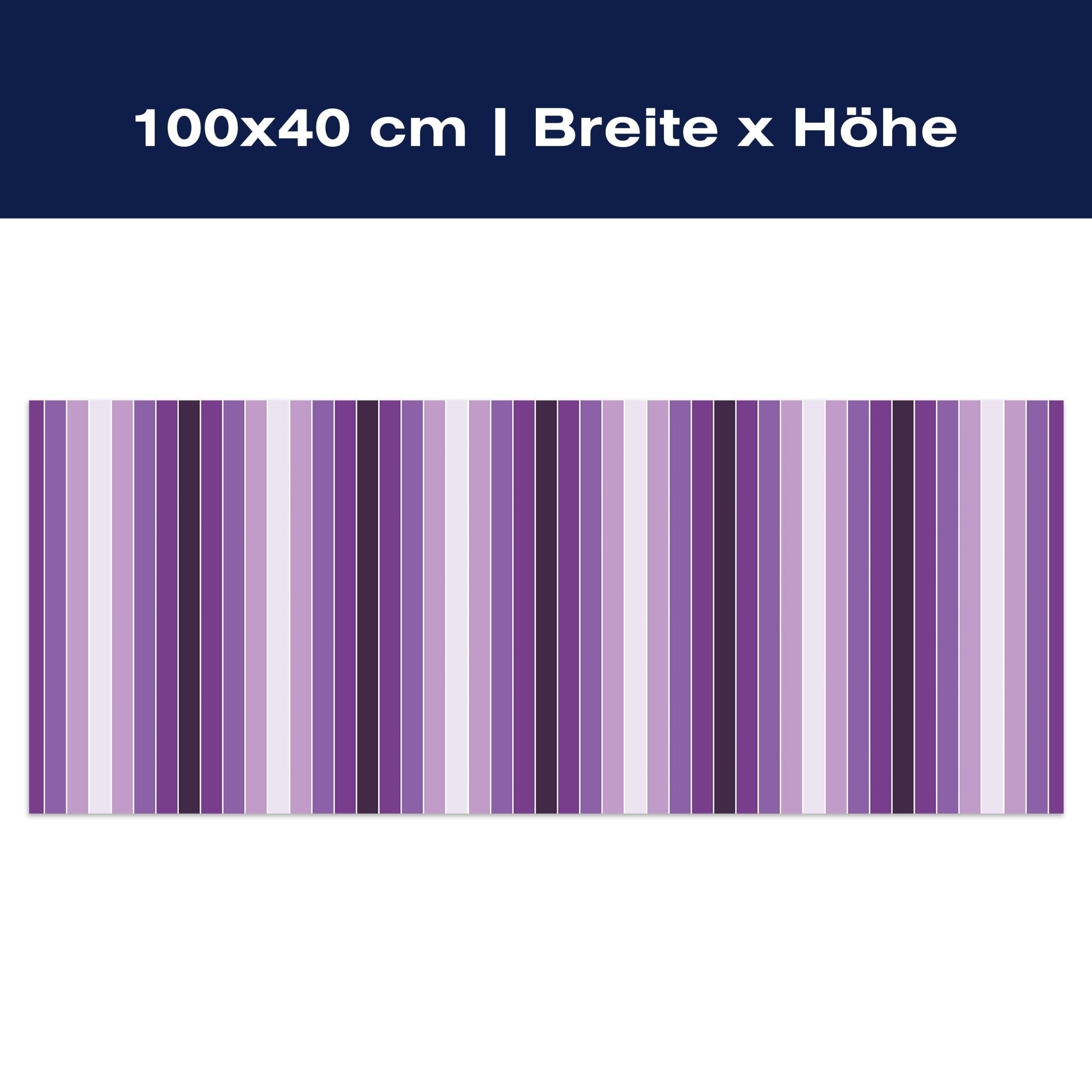 Leinwandbild Leuchtendes Violett Muster M0092