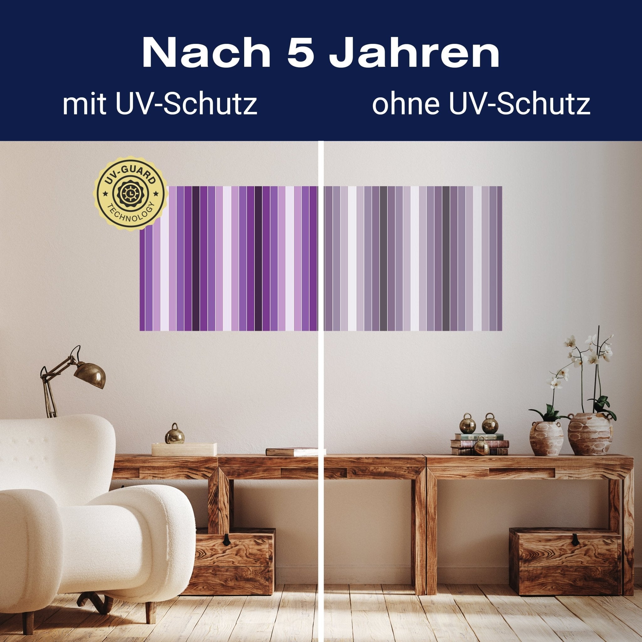 Leinwandbild Leuchtendes Violett Muster M0092 kaufen - Bild 9