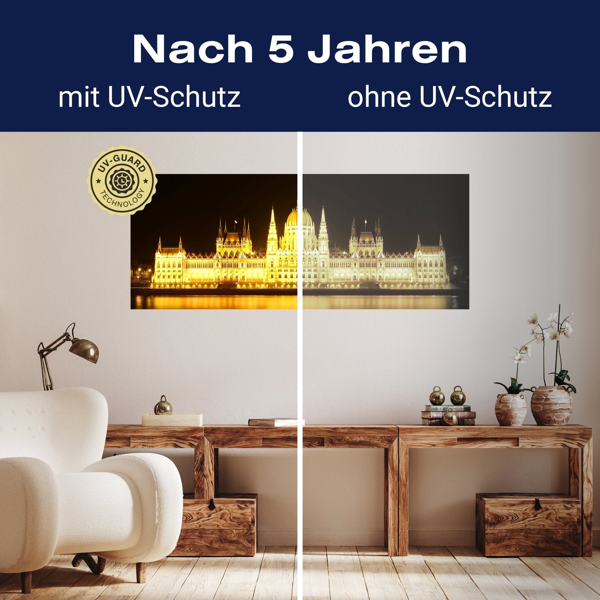 Leinwandbild Budapest bei Nacht M0226 kaufen - Bild 9