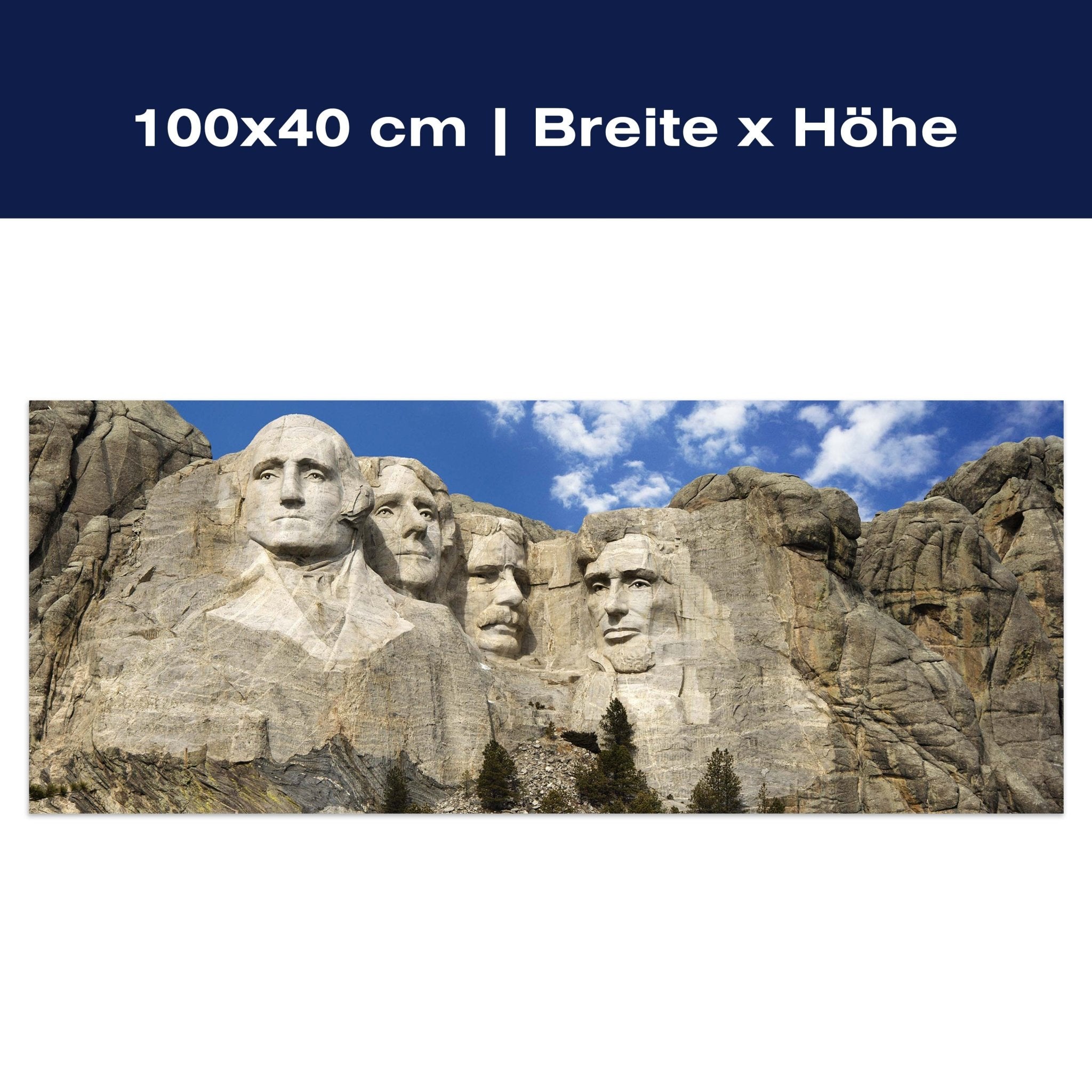 Leinwandbild Mount Rushmore Amerika M0250