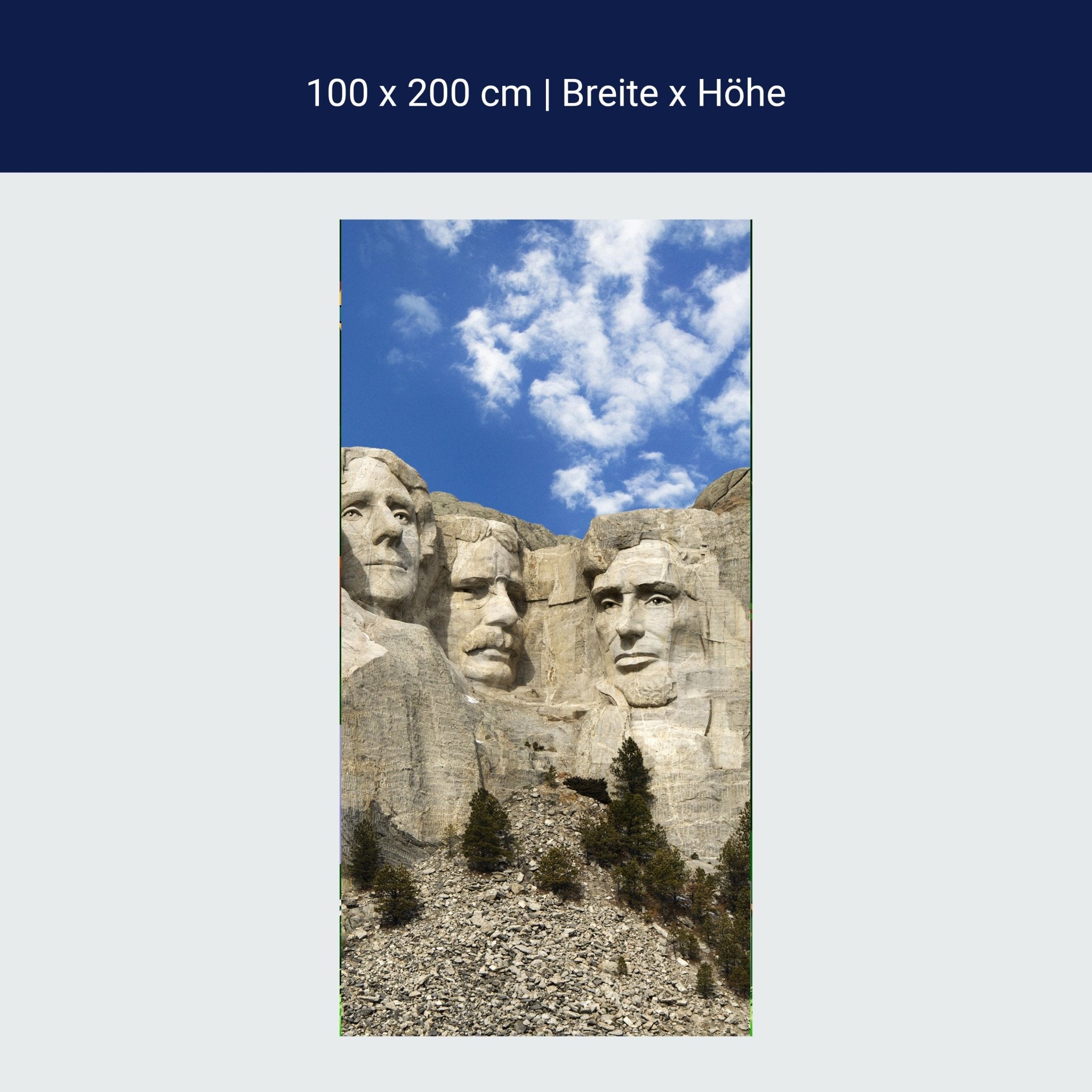 Türtapete Mount Rushmore Amerika M0250