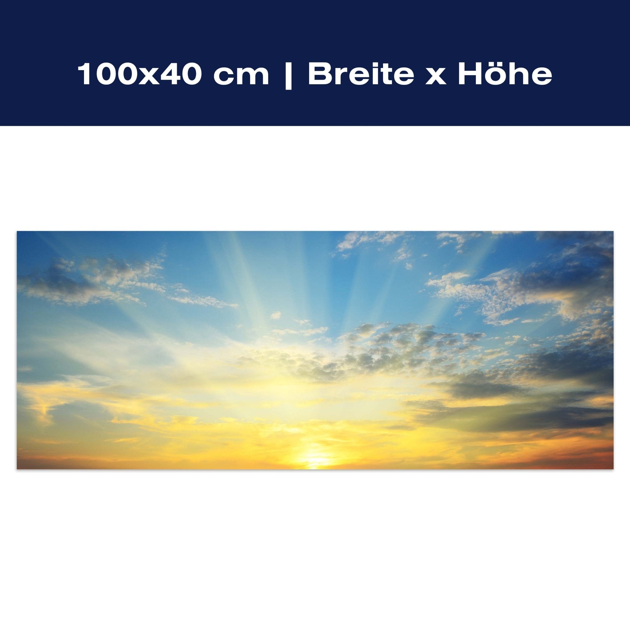 Leinwandbild Sonnenaufgang Natur M0283