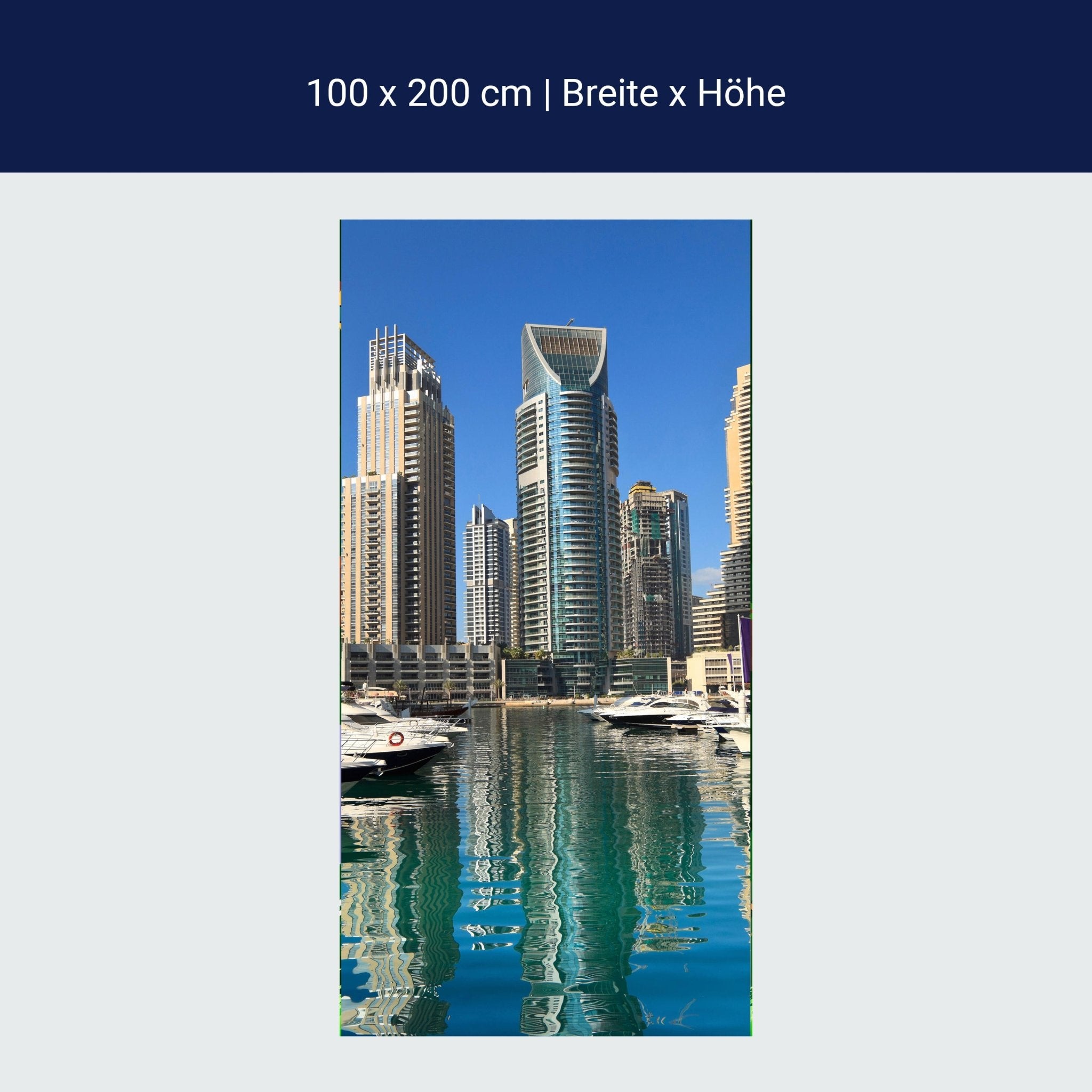 Türtapete Dubai Skyline M0342