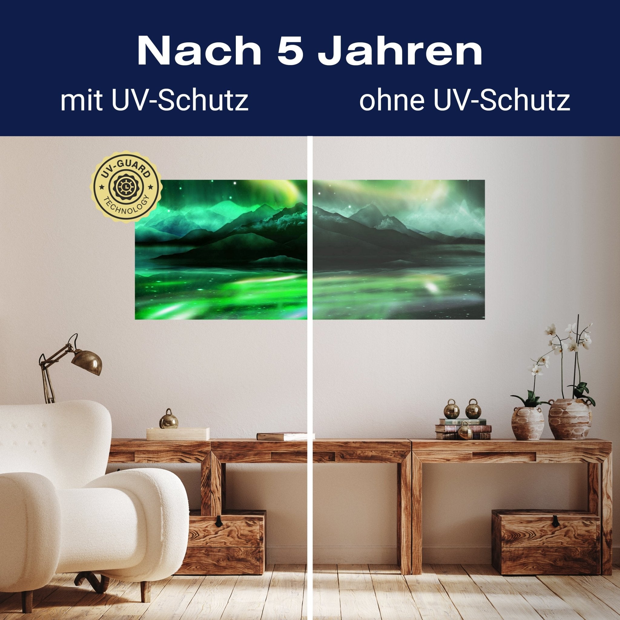 Leinwandbild Grünes Nordlicht M0475 kaufen - Bild 9