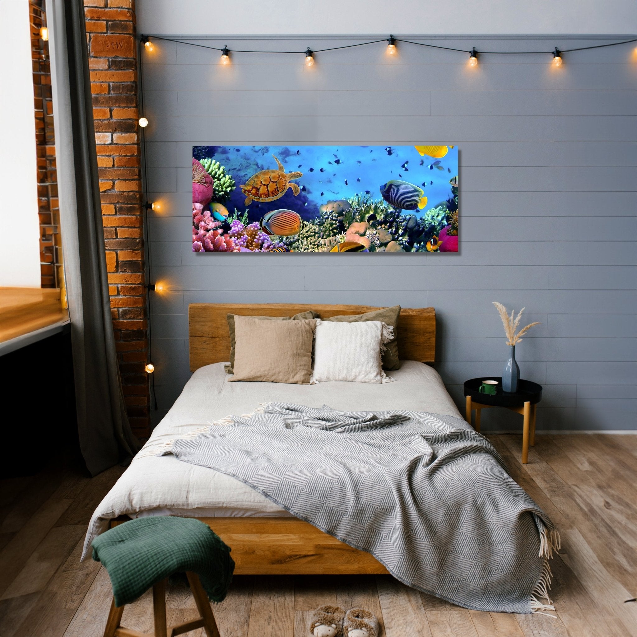 Leinwandbild Korallenriff mit Fischen M0480 kaufen - Bild 2