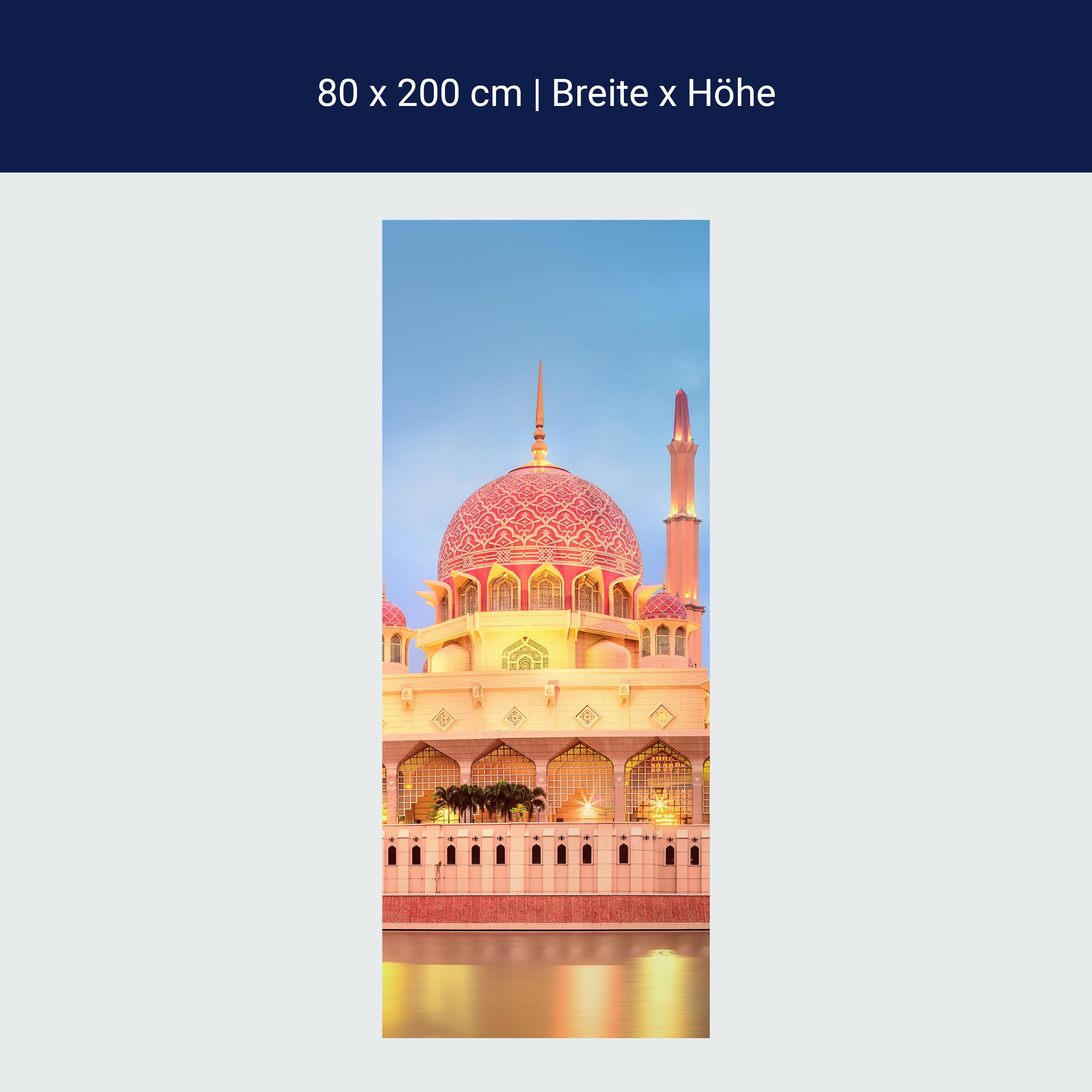 Türtapete Sonnenuntergang über Putrajaya-Moschee M0819