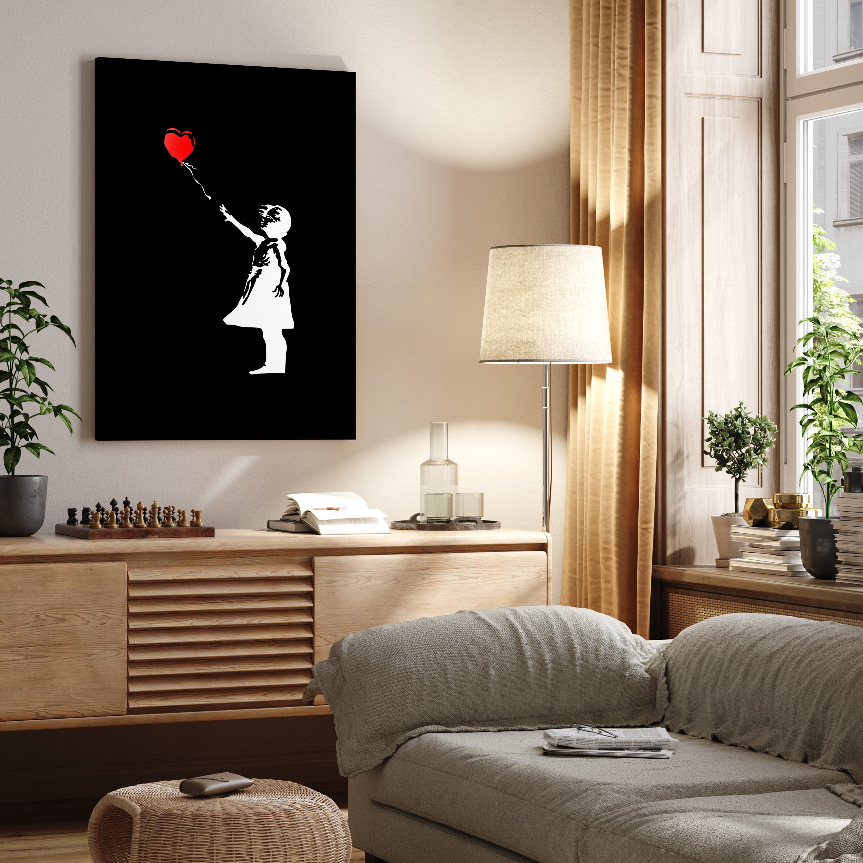 Leinwandbild Banksy Street Art M0829 kaufen - Bild 2