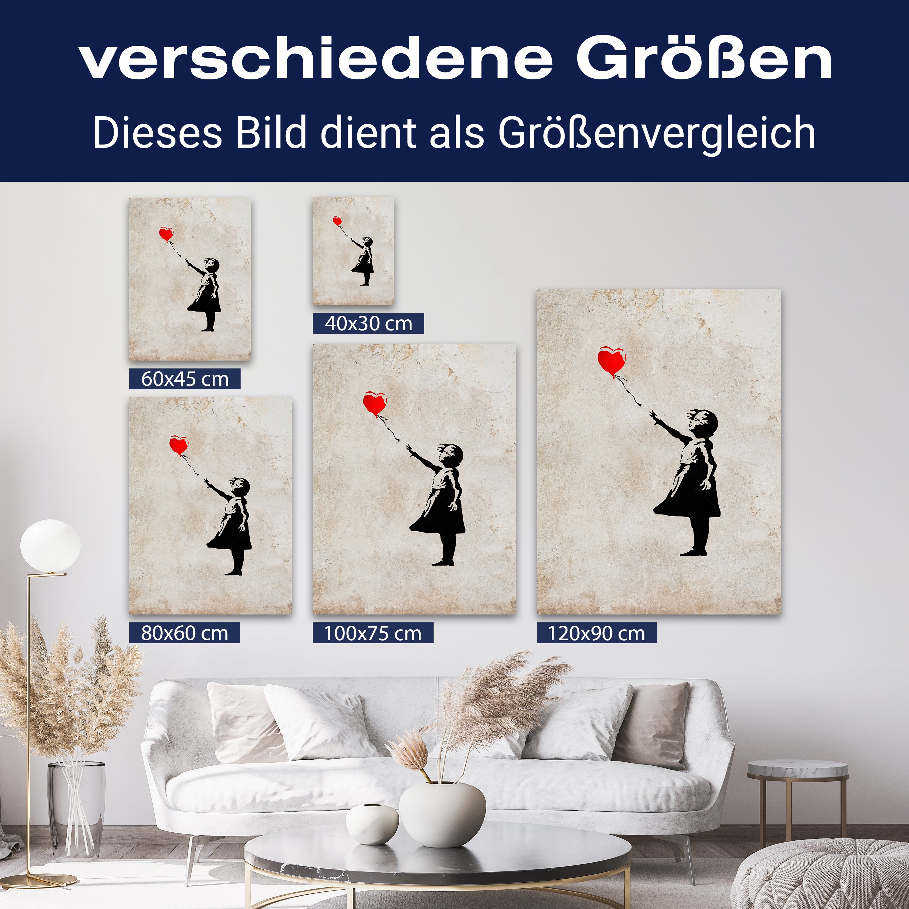 Leinwandbild Banksy Street Art M0831 kaufen - Bild 8