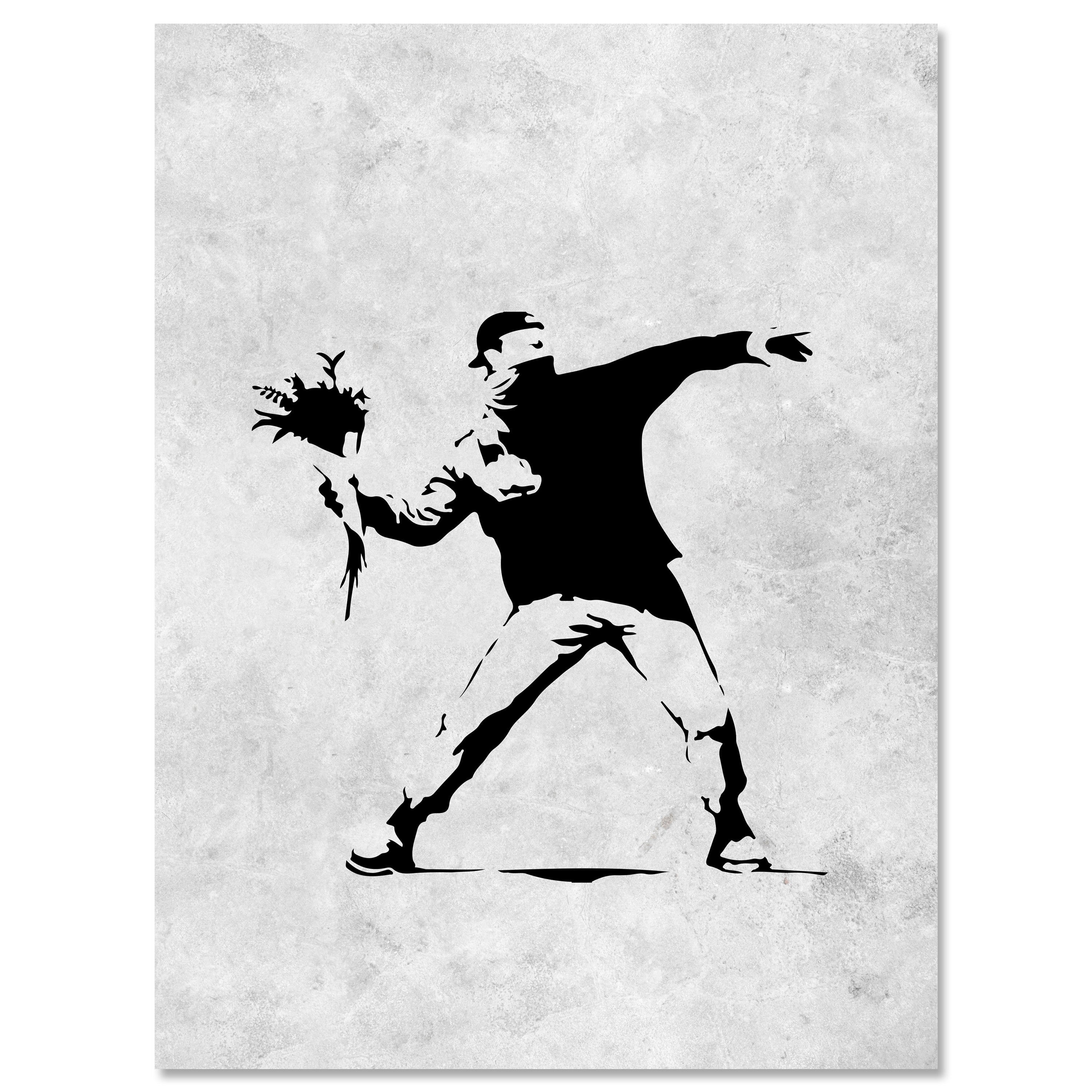 Leinwandbild Banksy Street Art M0834 kaufen - Bild 1