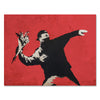 Leinwandbild Banksy Street Art M0836