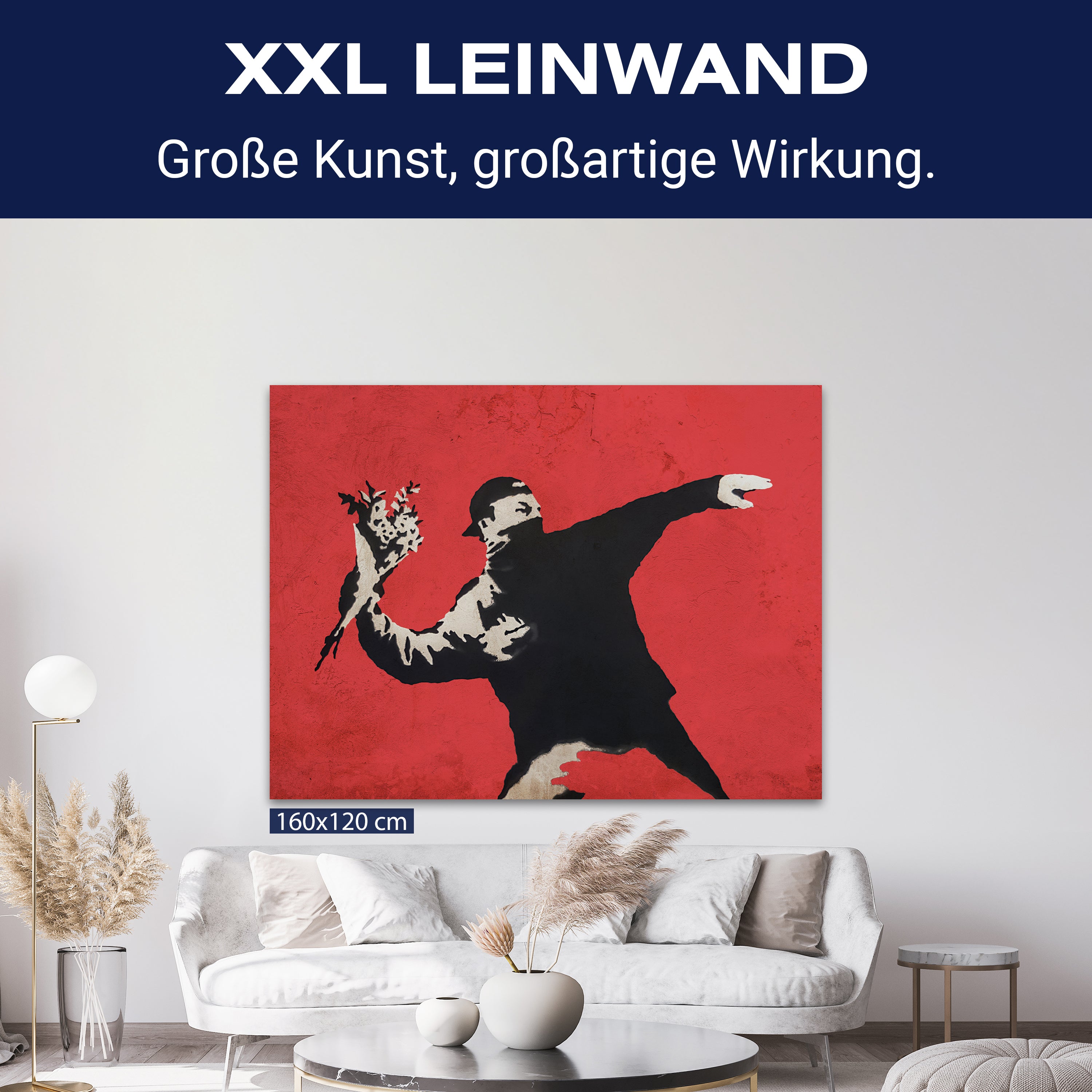 Leinwandbild Banksy Street Art M0836 kaufen - Bild 9