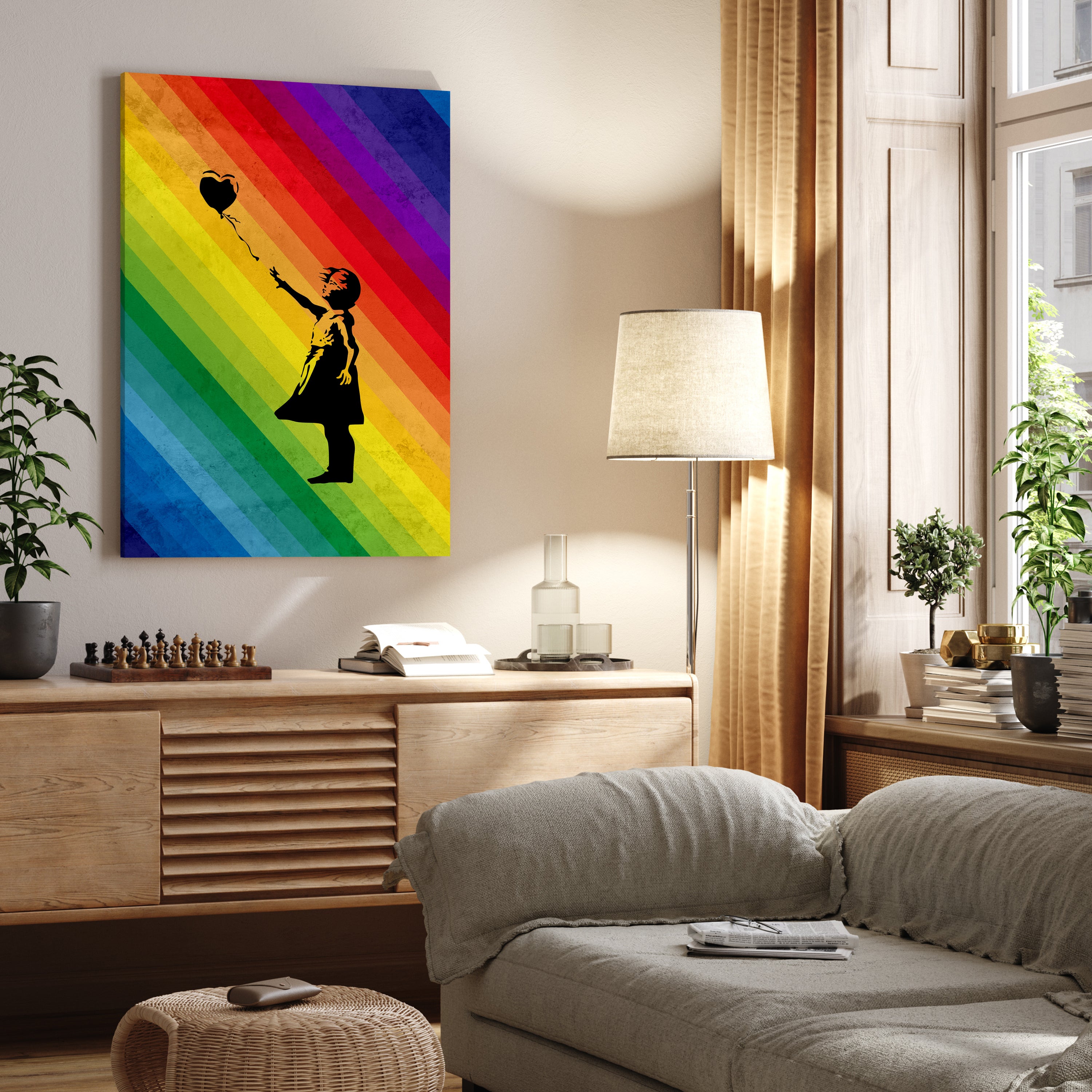 Leinwandbild Banksy Street Art M0841 kaufen - Bild 2