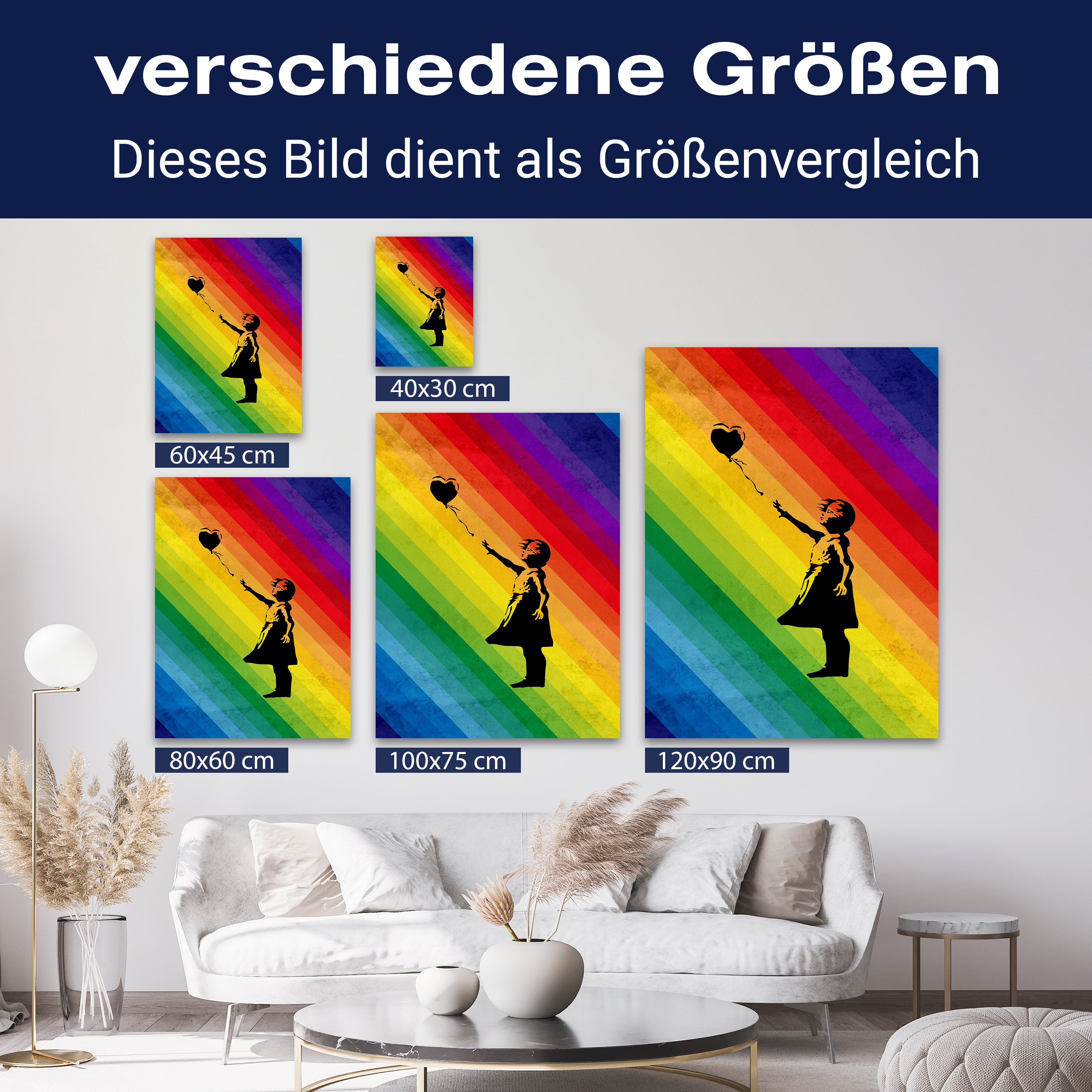 Leinwandbild Banksy Street Art M0841 kaufen - Bild 8