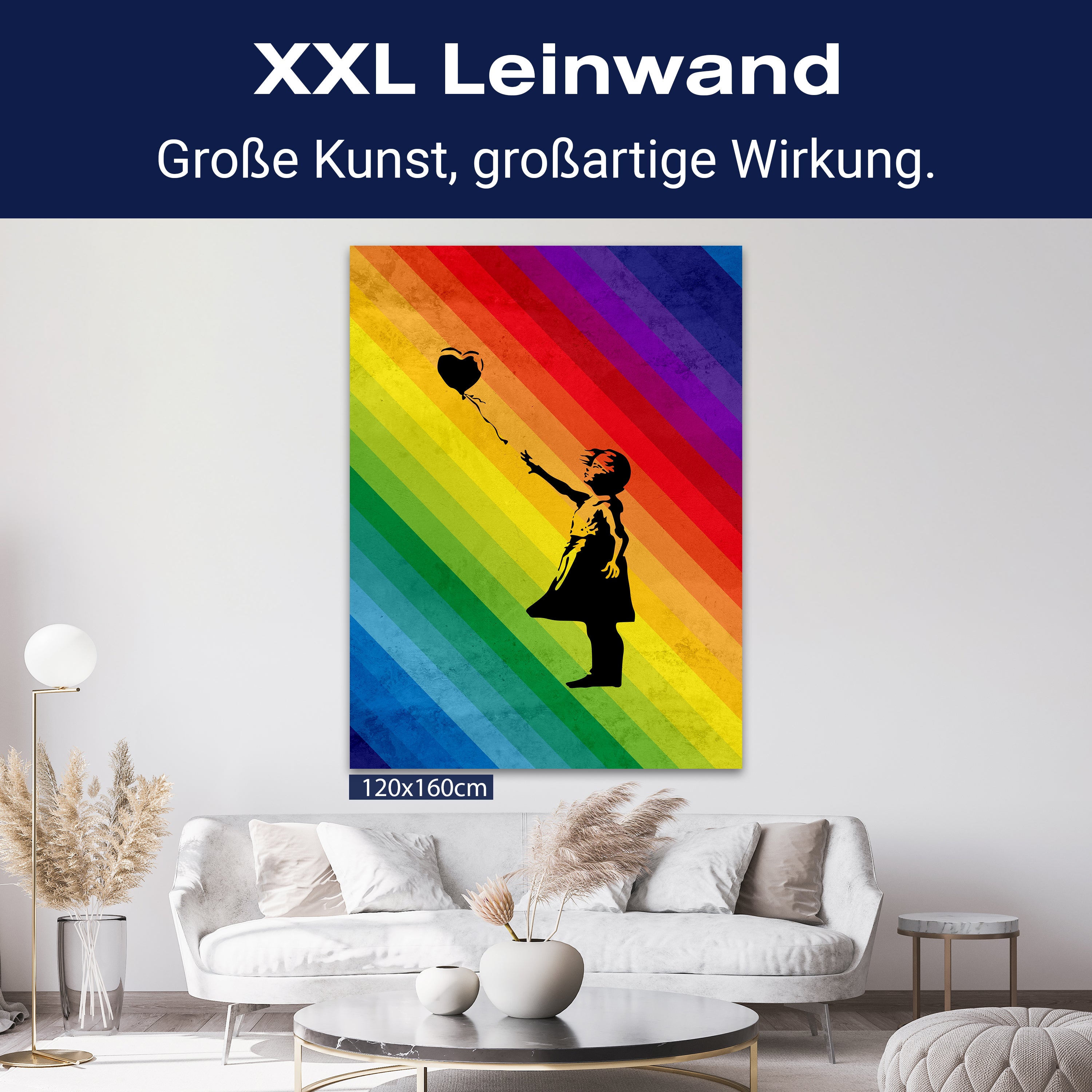 Leinwandbild Banksy Street Art M0841 kaufen - Bild 9