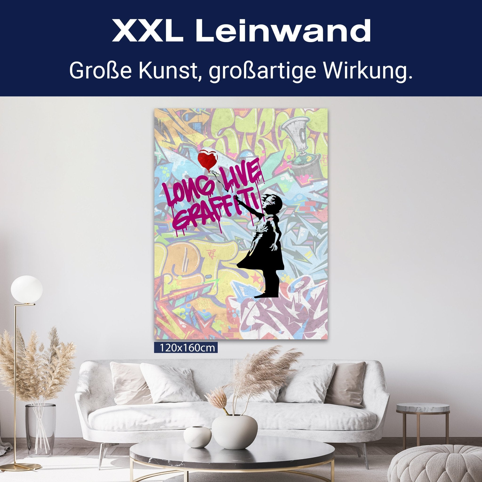 Leinwandbild Banksy Street Art M0850 kaufen - Bild 9