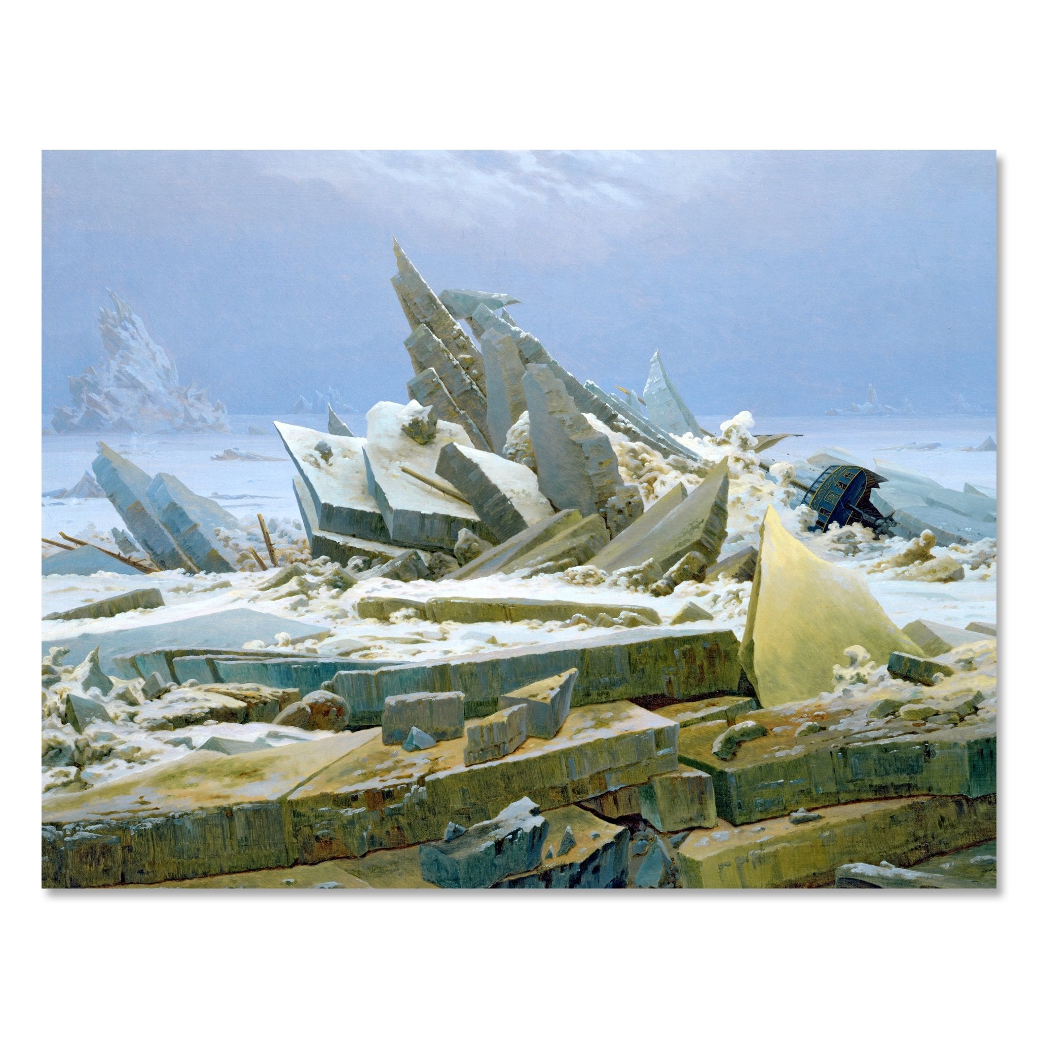 Leinwandbild Eislandschaft Caspar David Friedrich M0853 kaufen - Bild 1