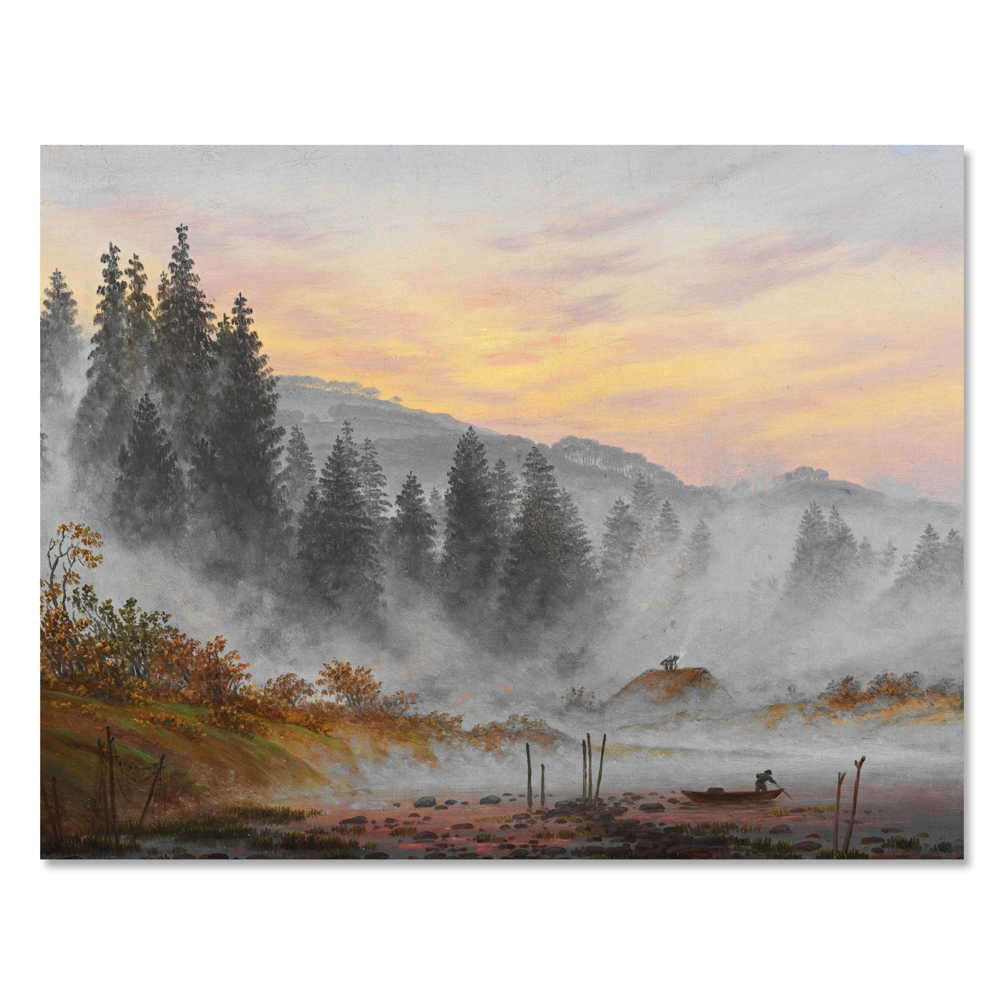 Leinwandbild Morgen Caspar David Friedrich M0859 kaufen - Bild 1