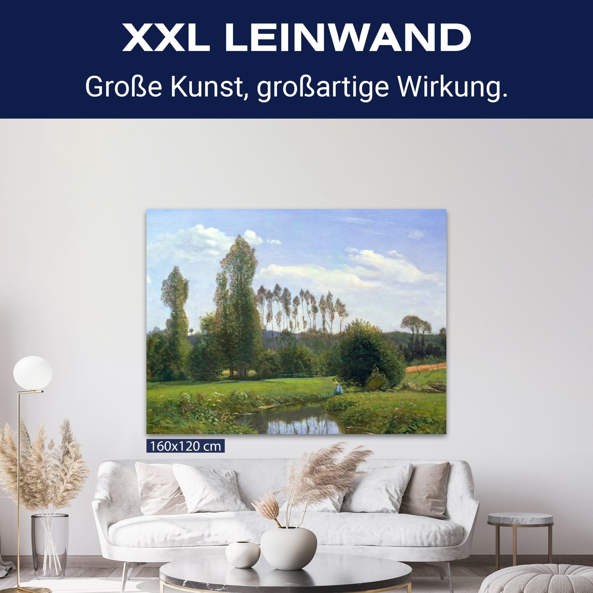 Leinwandbild View at Rouelles, Claude Monet M0868 kaufen - Bild 9