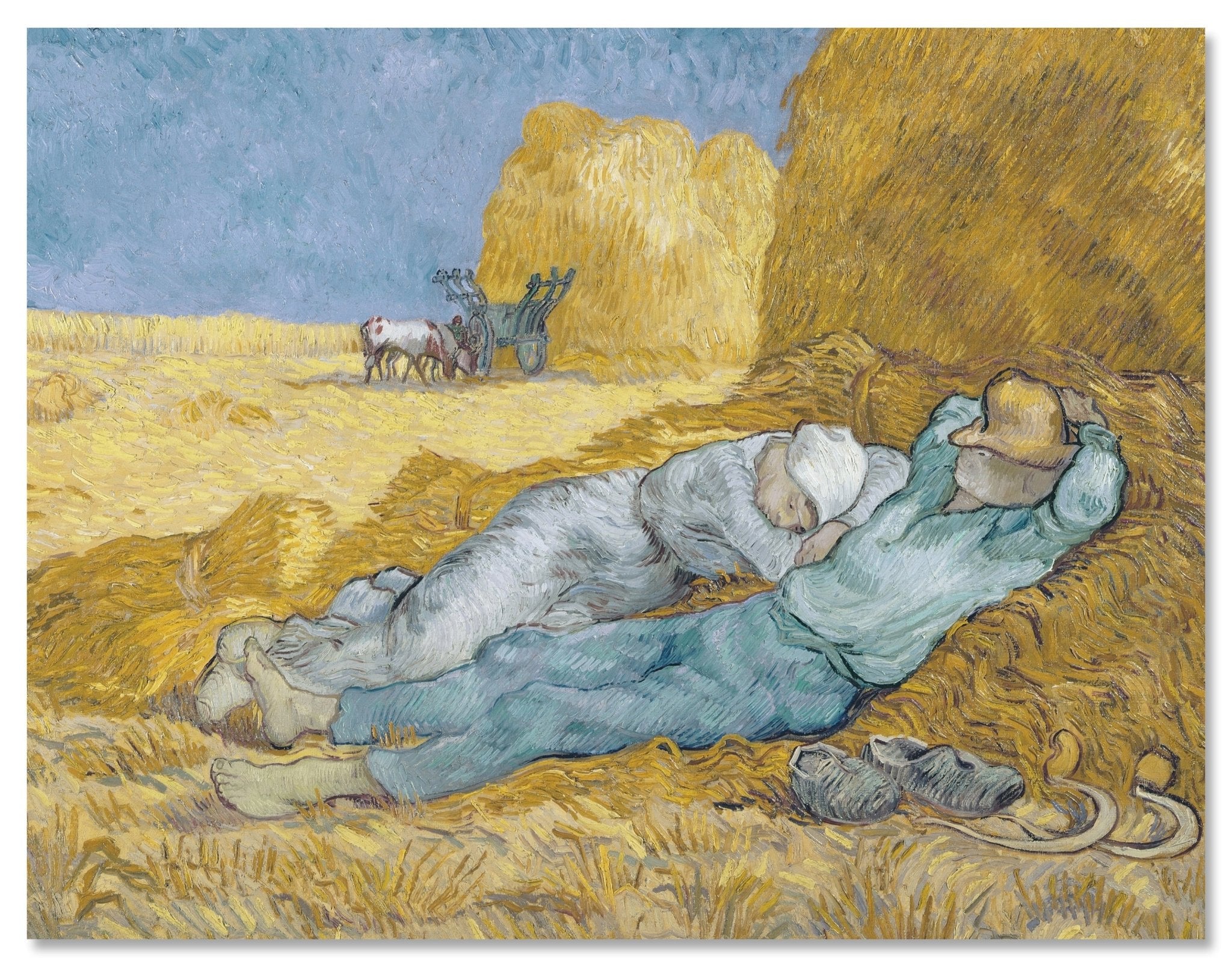 Leinwandbild Mittag oder Die Siesta, nach Millet, Vincent van Gogh M0875