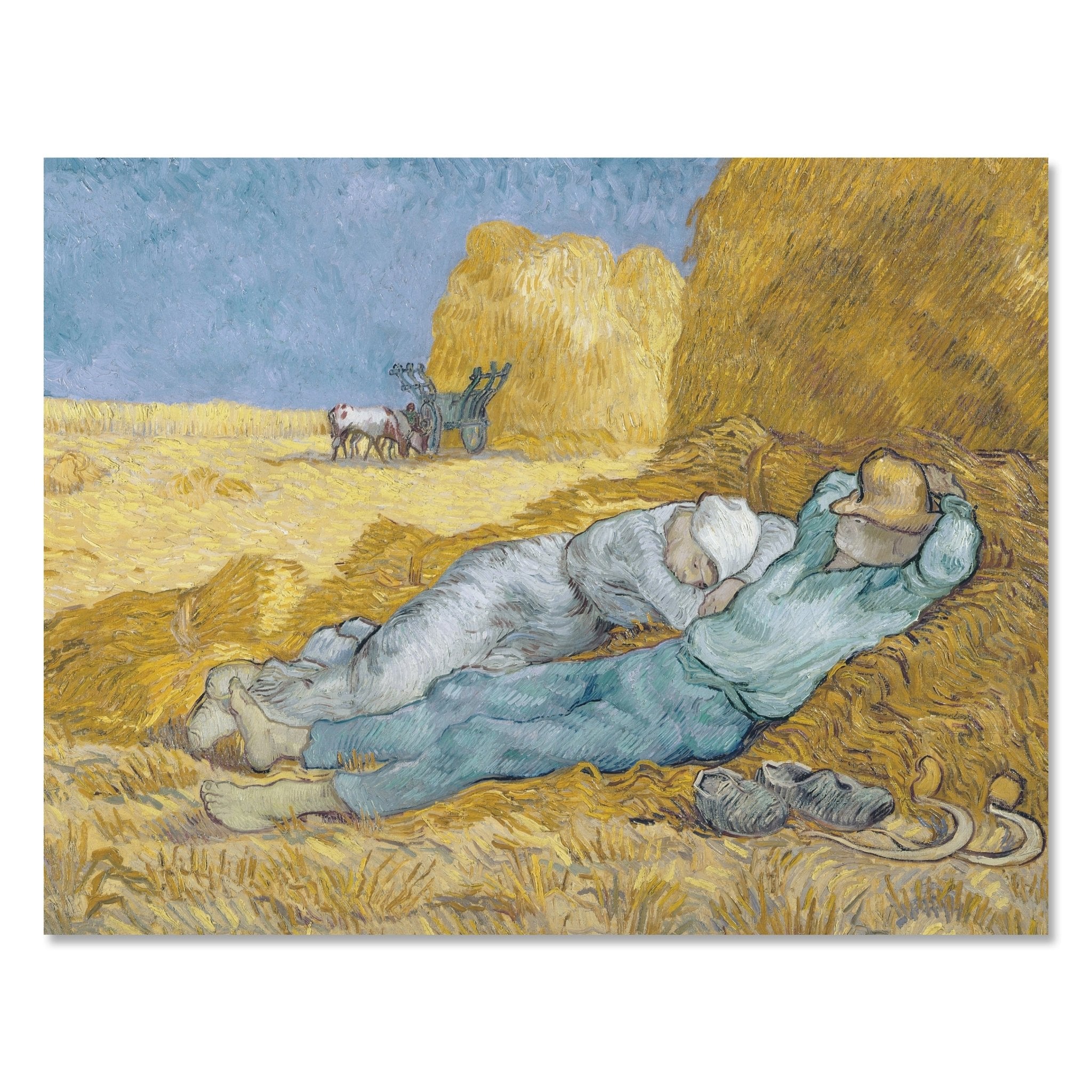 Leinwandbild Mittag oder Die Siesta, nach Millet, Vincent van Gogh M0875 kaufen - Bild 1