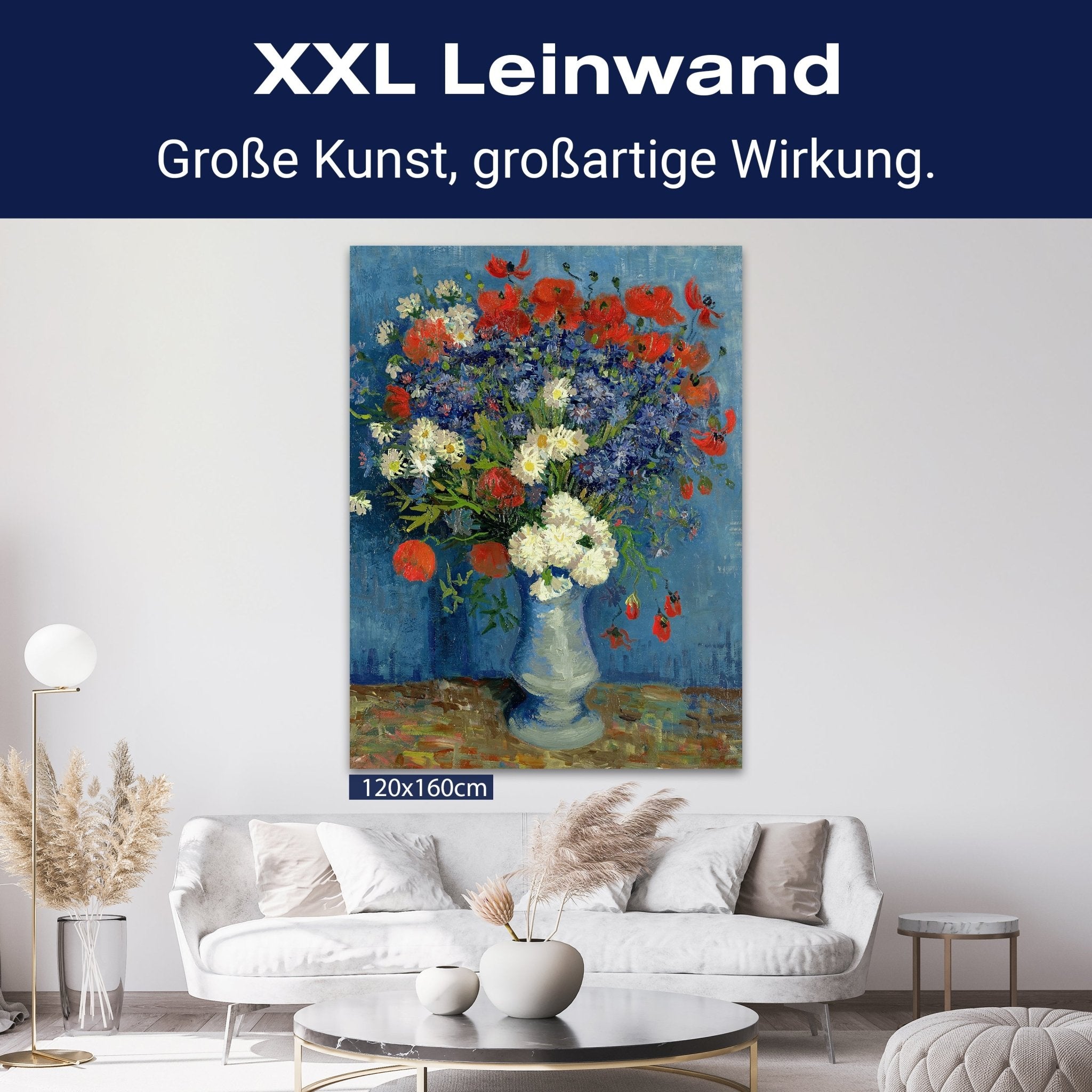 Leinwandbild Kornblumen, Vincent Van Gogh M0882 kaufen - Bild 9