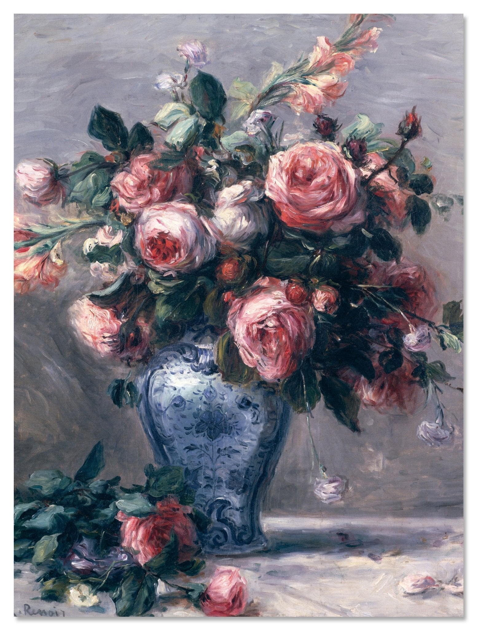 Leinwandbild Rosen - Pierre August Renoir M0885