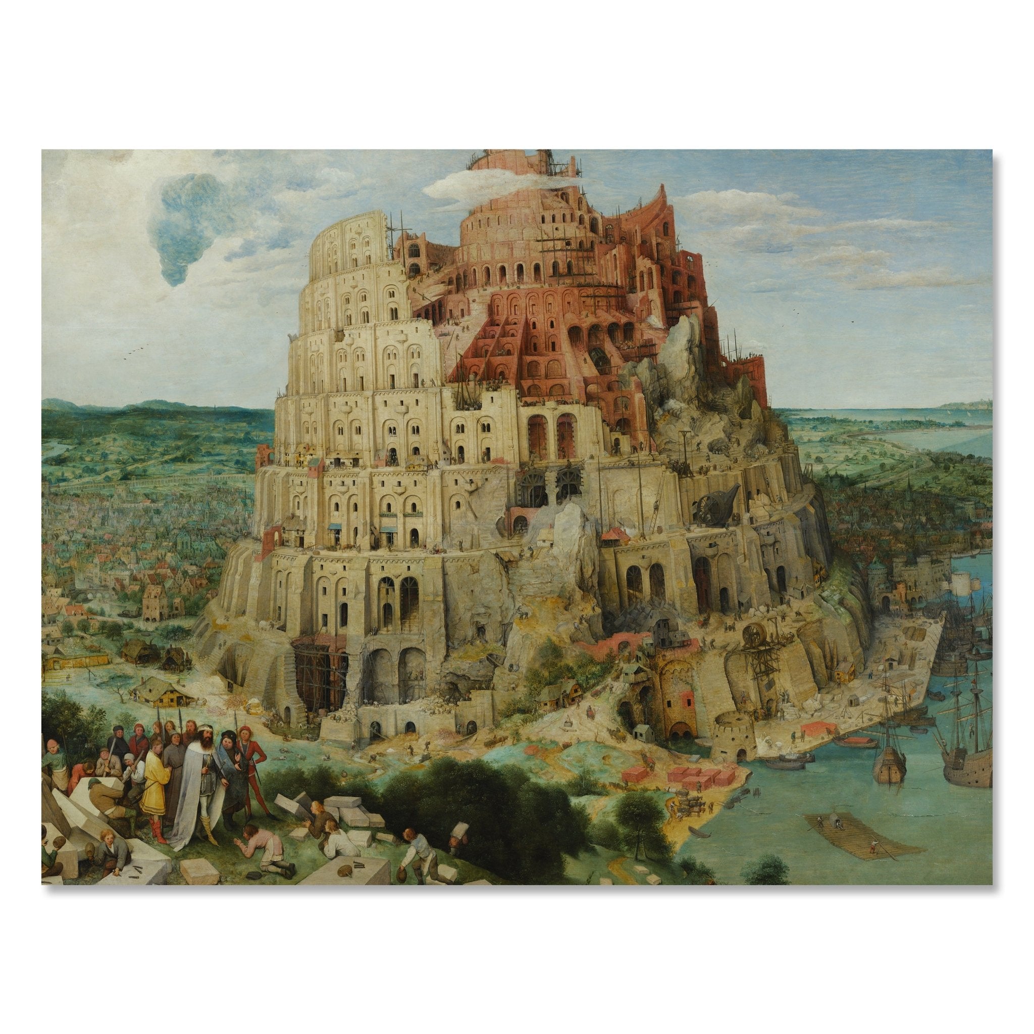 Leinwandbild Turm zu Babel - Pieter the Elder Bruegel M0887 kaufen - Bild 1