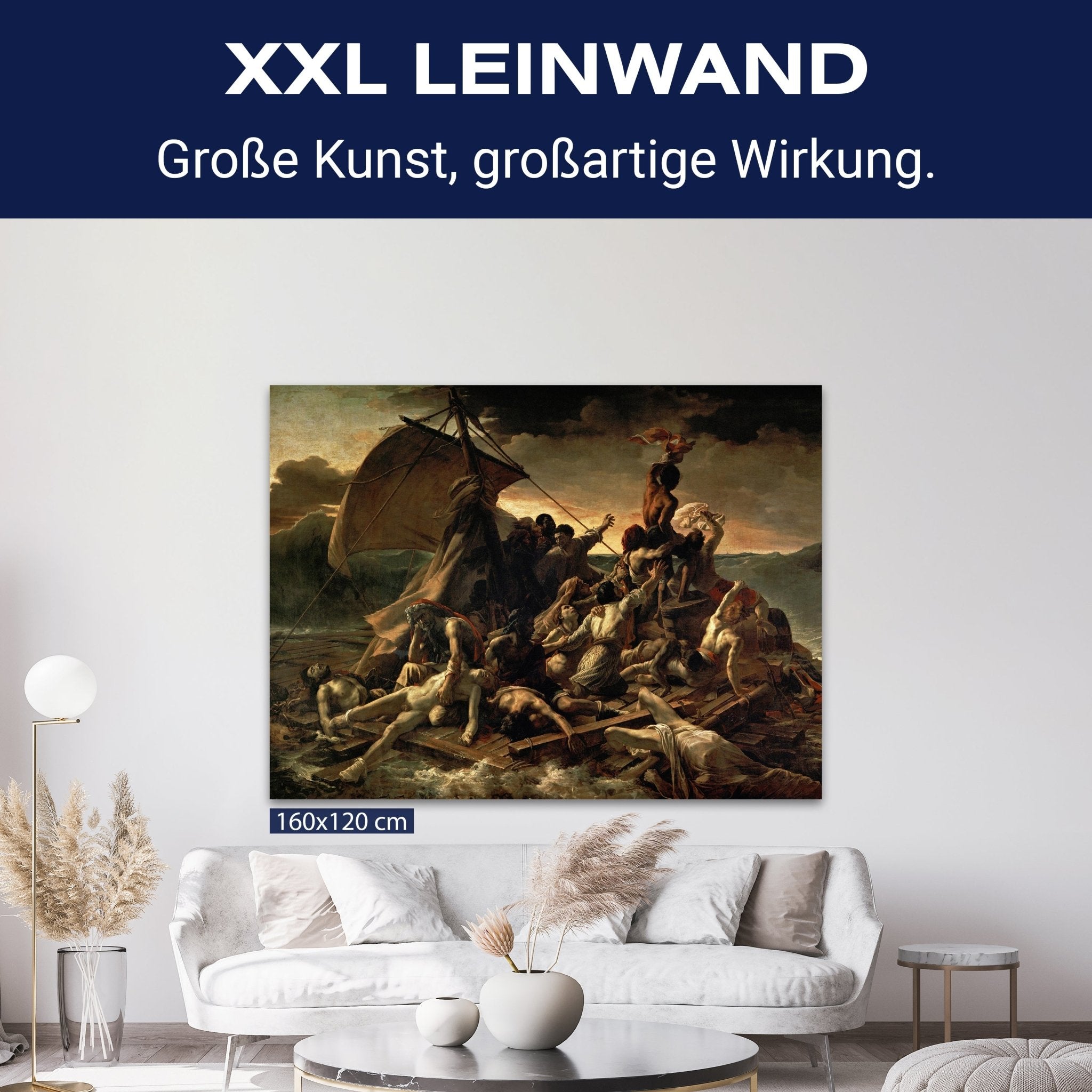 Leinwandbild Floß der Medusa - Theodore Gericault M0889 kaufen - Bild 9