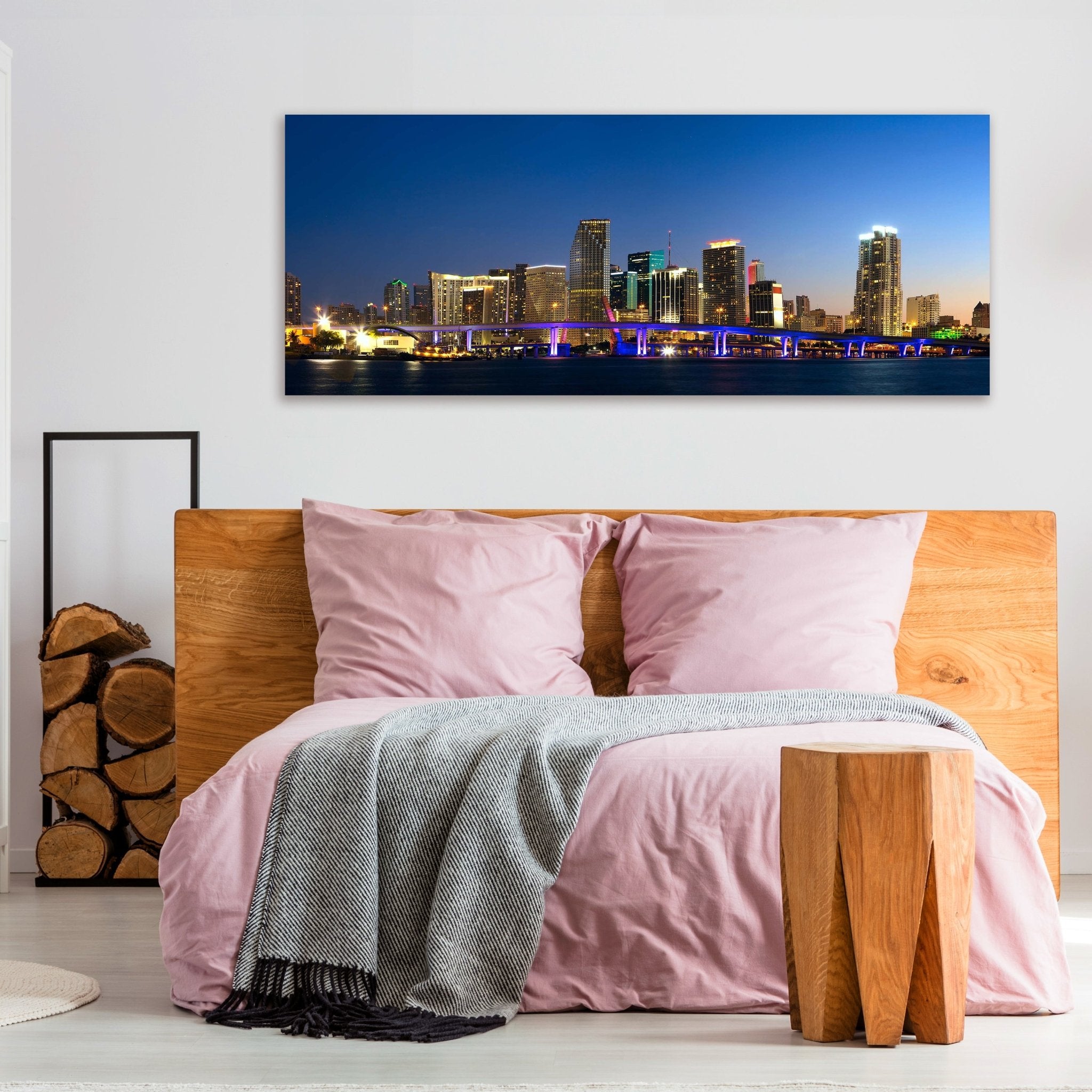 Leinwandbild Downtown Miami Skyline Panorama M0932 kaufen - Bild 3