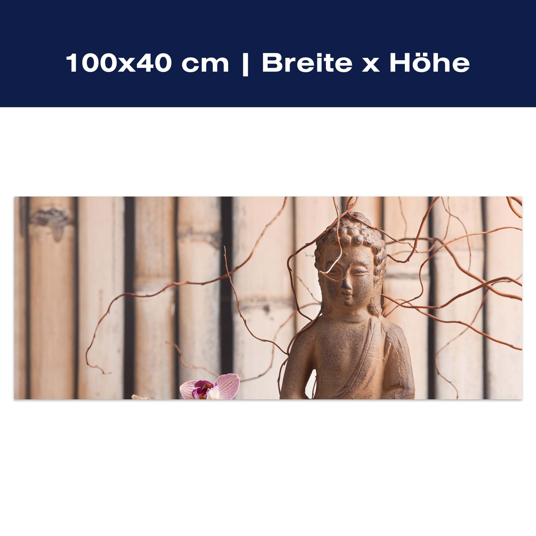 Leinwandbild Buddha in der Meditation M0960