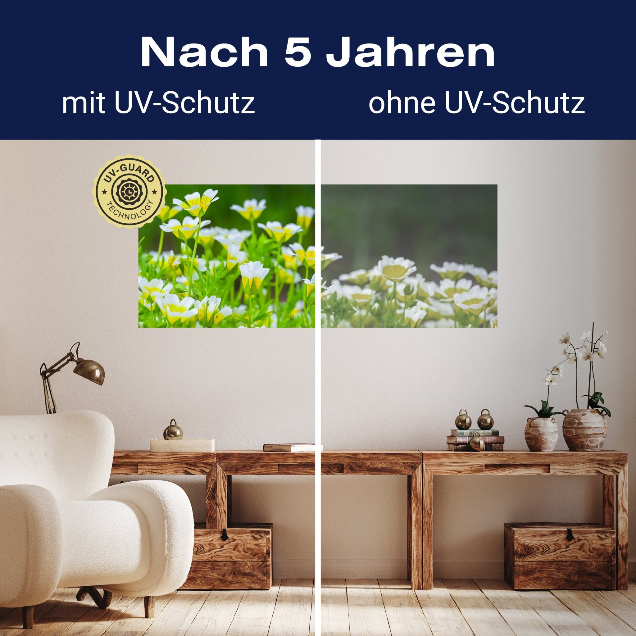 Leinwandbild Blumen, die im Sommergarten wachsen M1039 kaufen - Bild 9