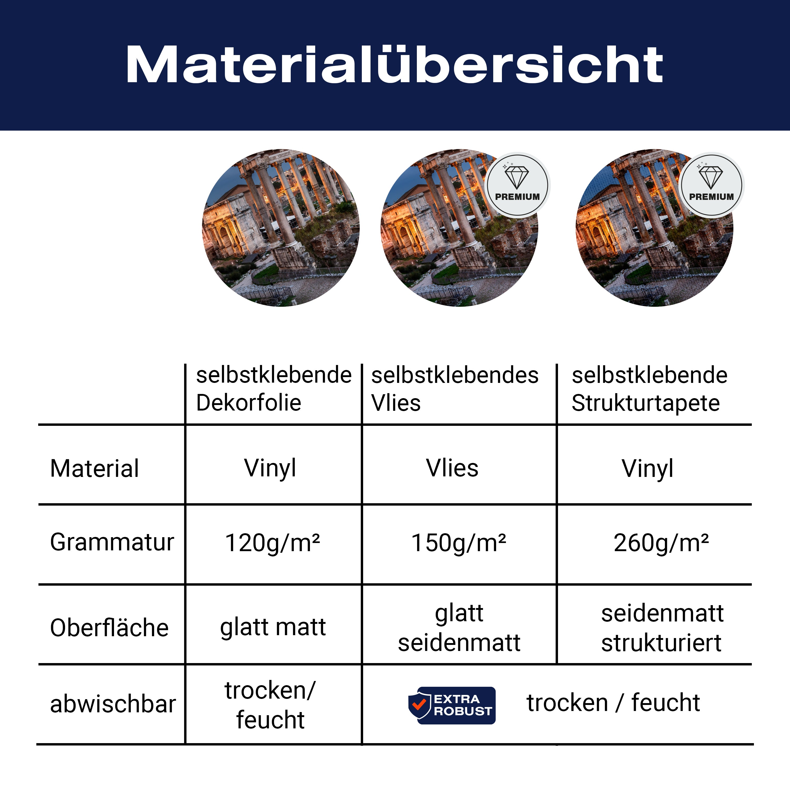 Türtapete Panorama des römischen Forums M1056 - Bild 9