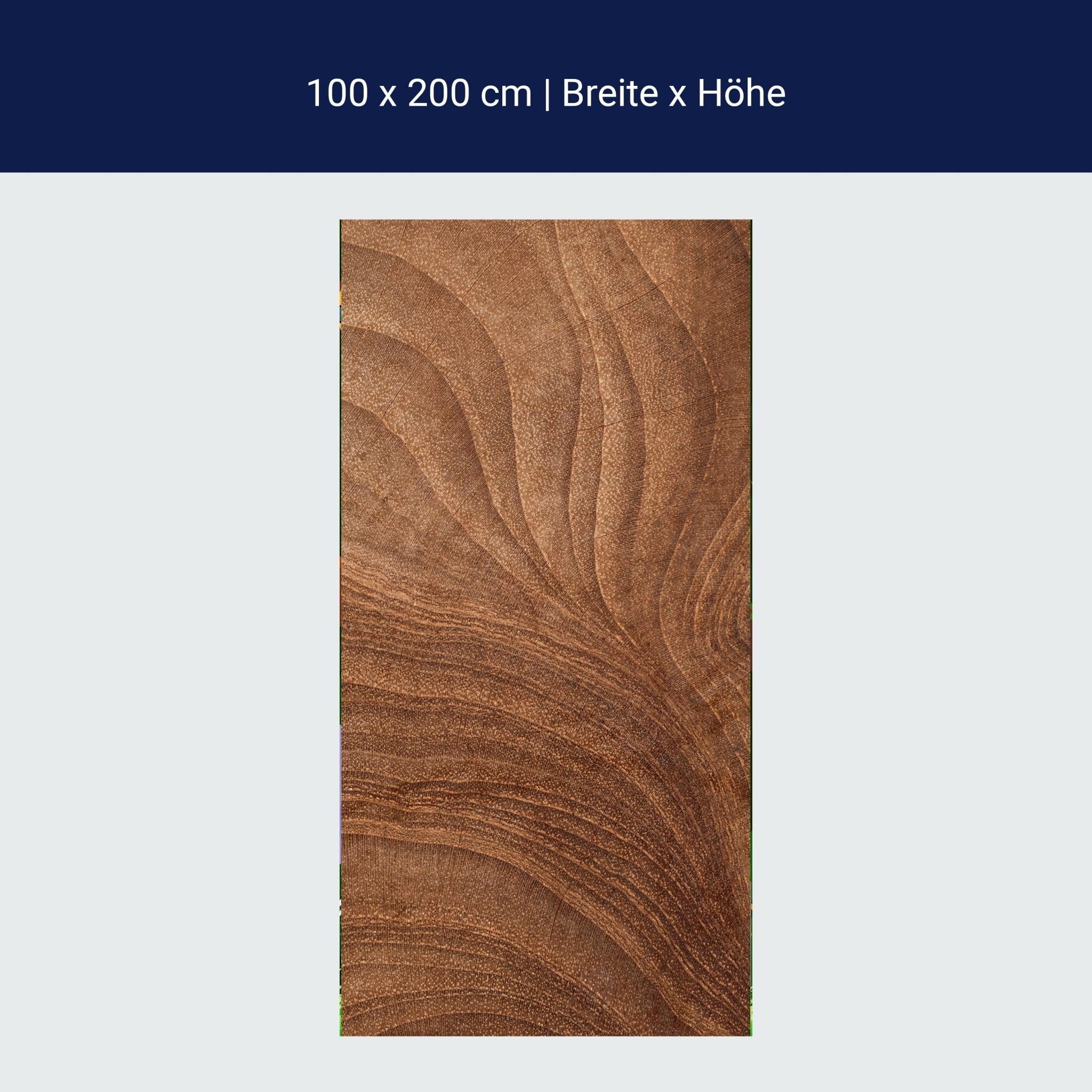 Türtapete Holz Maserung, Wellen, Natur, Echtholz M1219