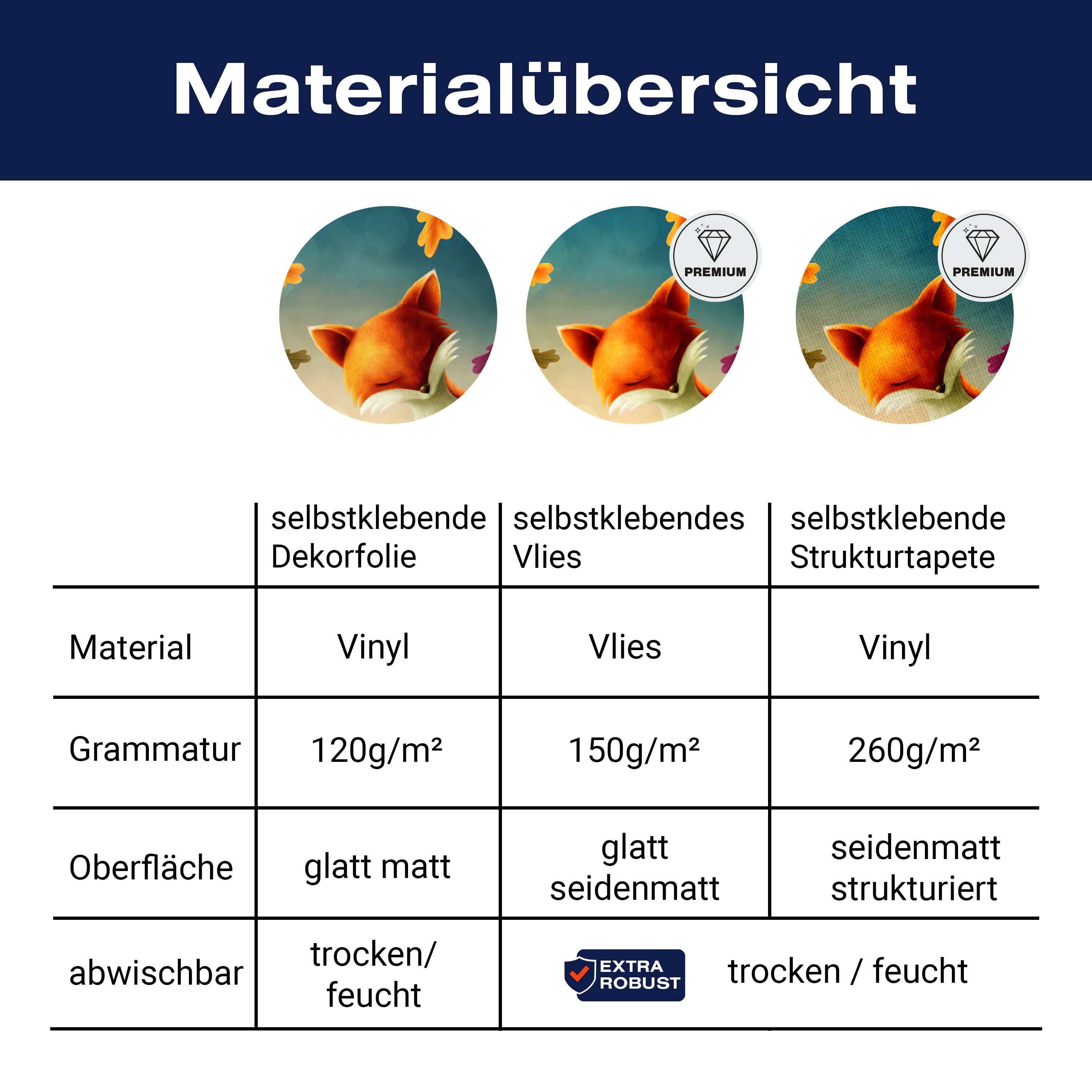 Türtapete Fuchs im Herbst, Blätter, Sterne, Himmel M1256 - Bild 9