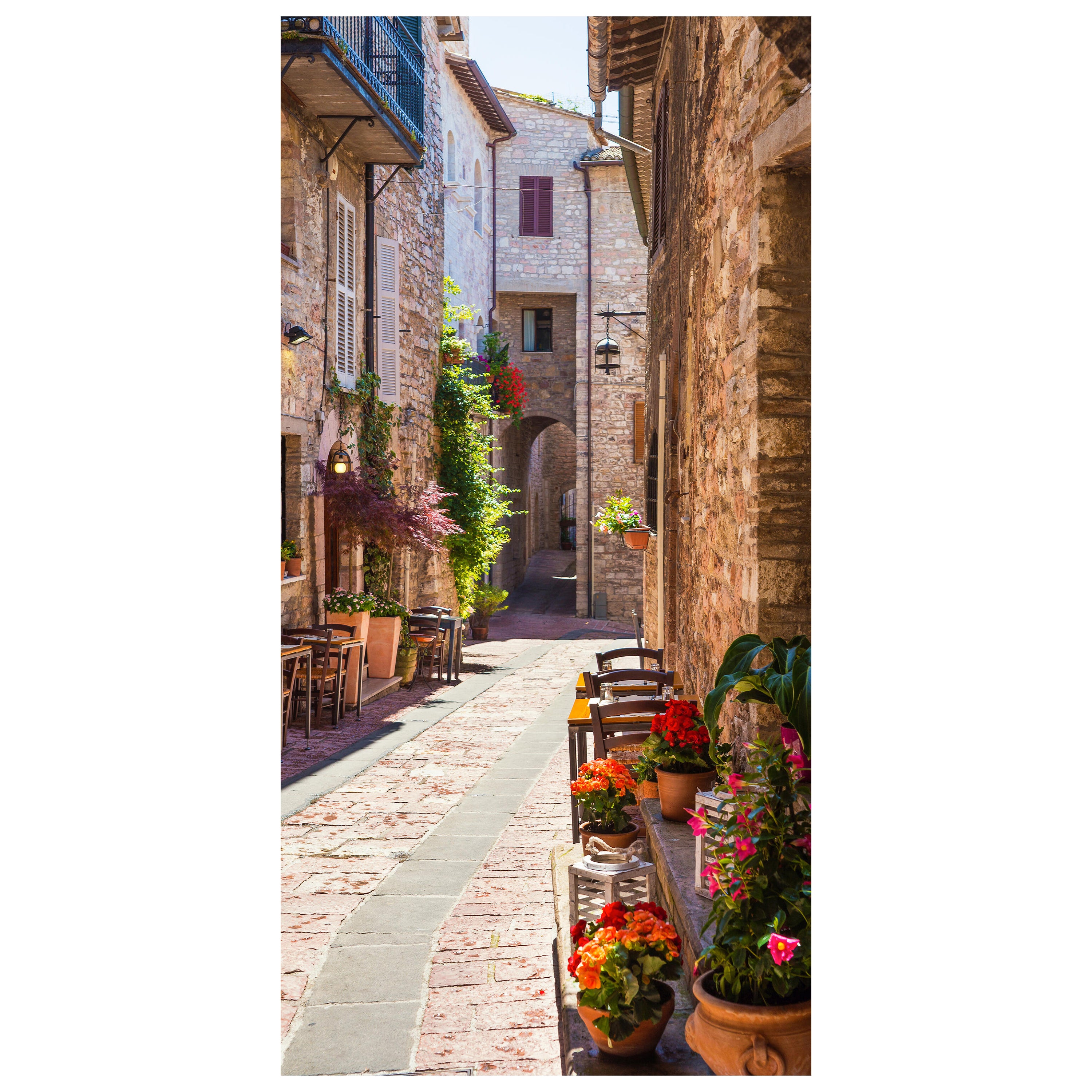 Türtapete Gasse, Mediterran, Italien, Sonne M1334 - Bild 2