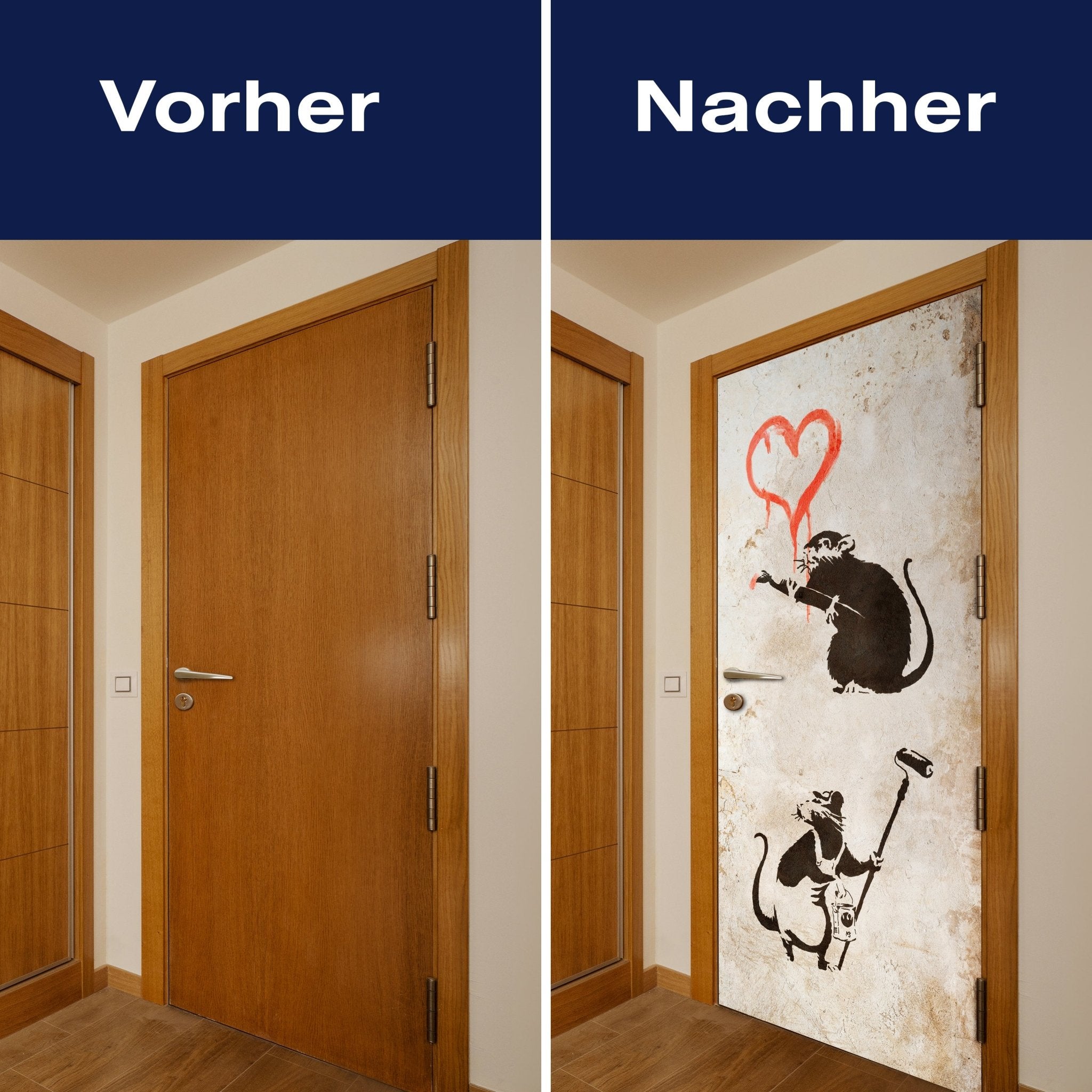 Türtapete Banksy Street Art M1540 - Bild 10