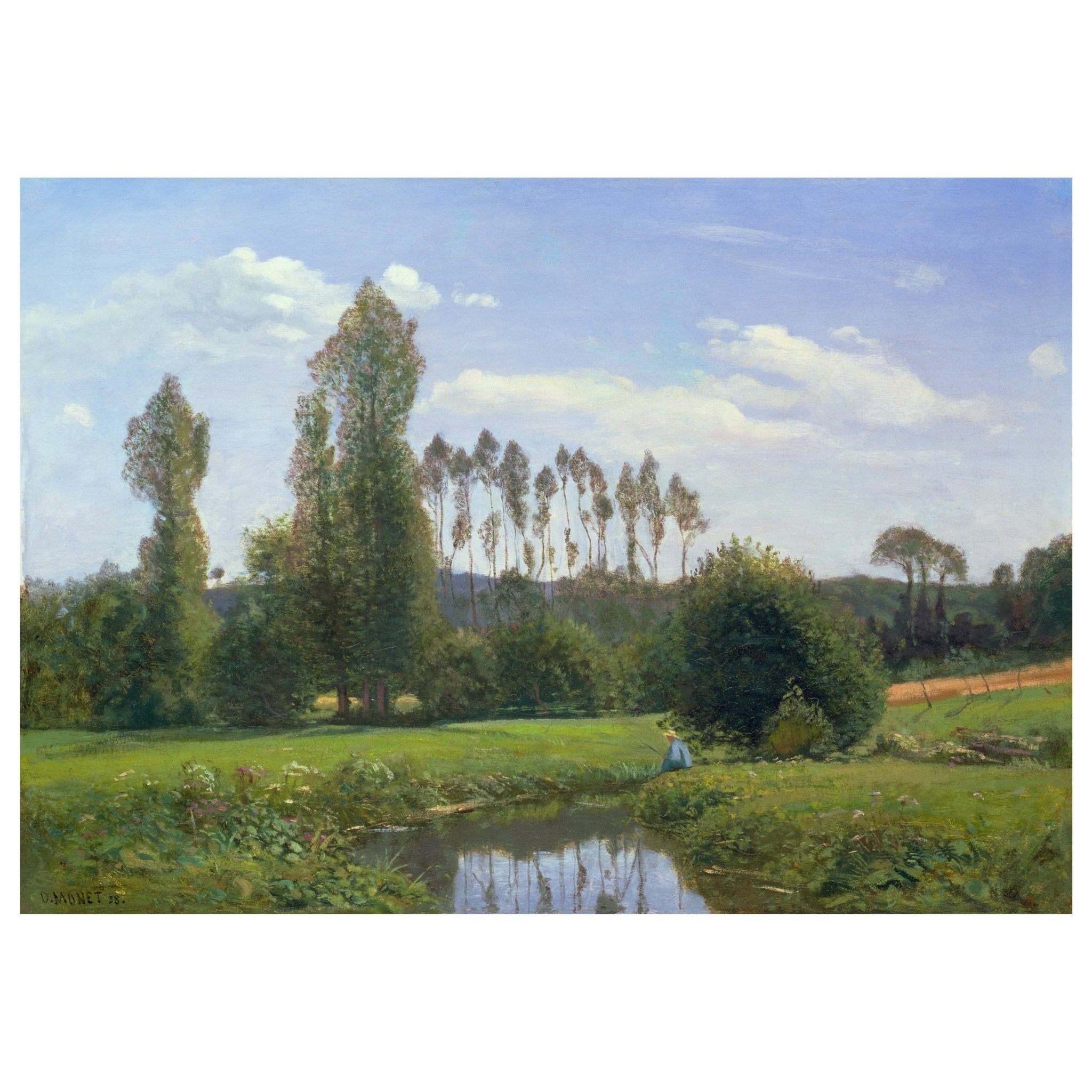 Fototapete View at Rouelles, Claude Monet M6939 - Bild 2