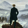 Türtapete Der Wanderer Caspar David Friedrich M1541