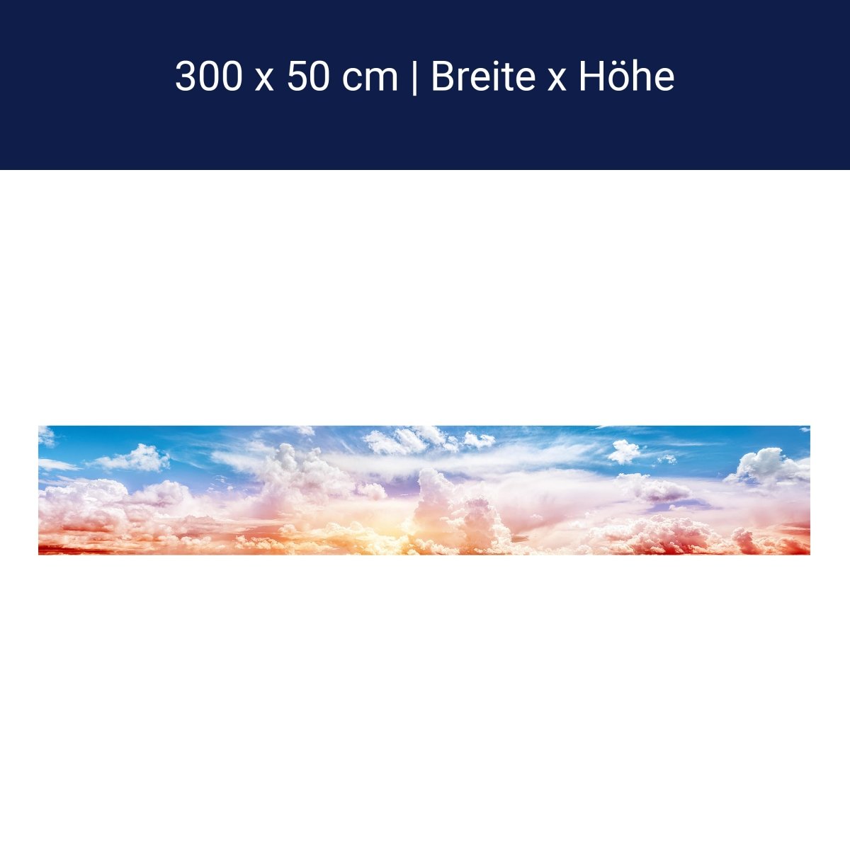 Panorama-Fototapete Sonnenaufgang, Himmel M0011