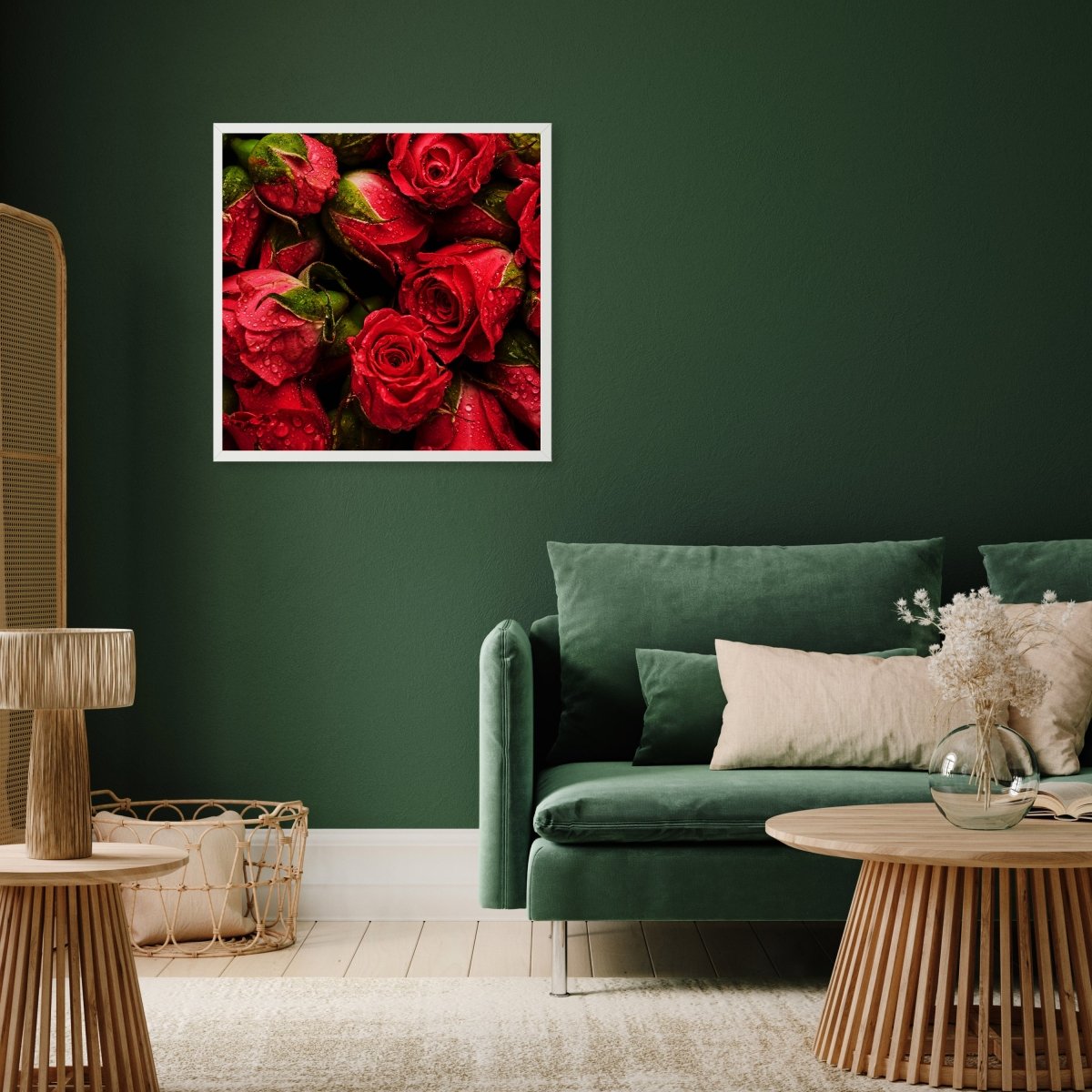 rote Rosen, M0222 Poster Blumen