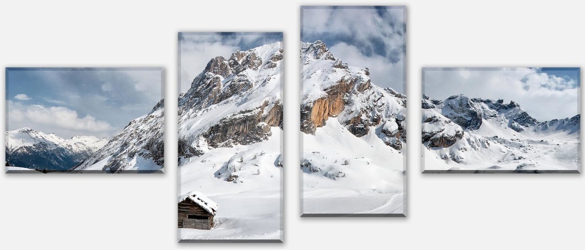 Leinwandbild Mehrteiler Dolomiten, Alpen, Italien M0867